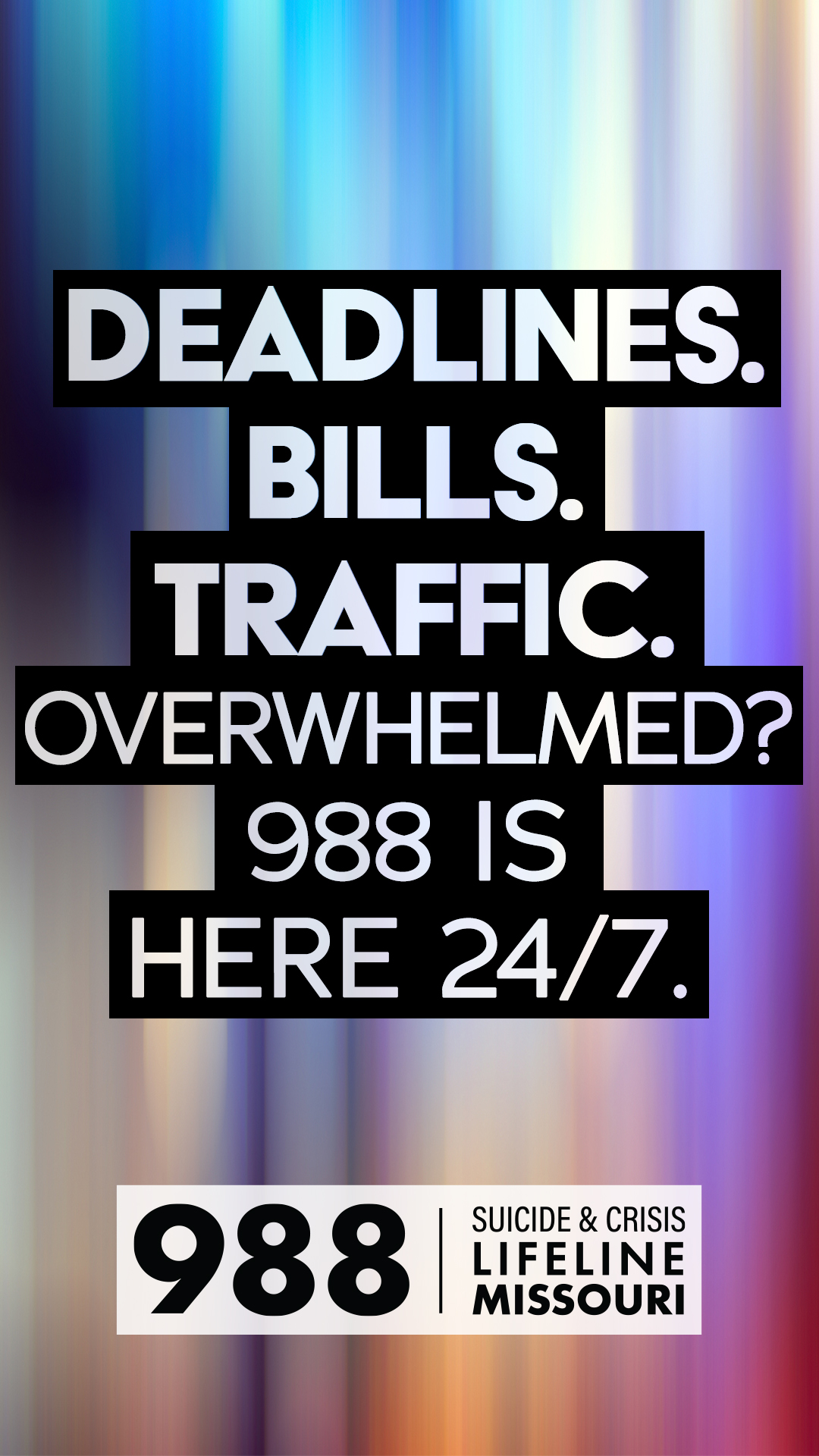 Missouri 988 Facebook ad