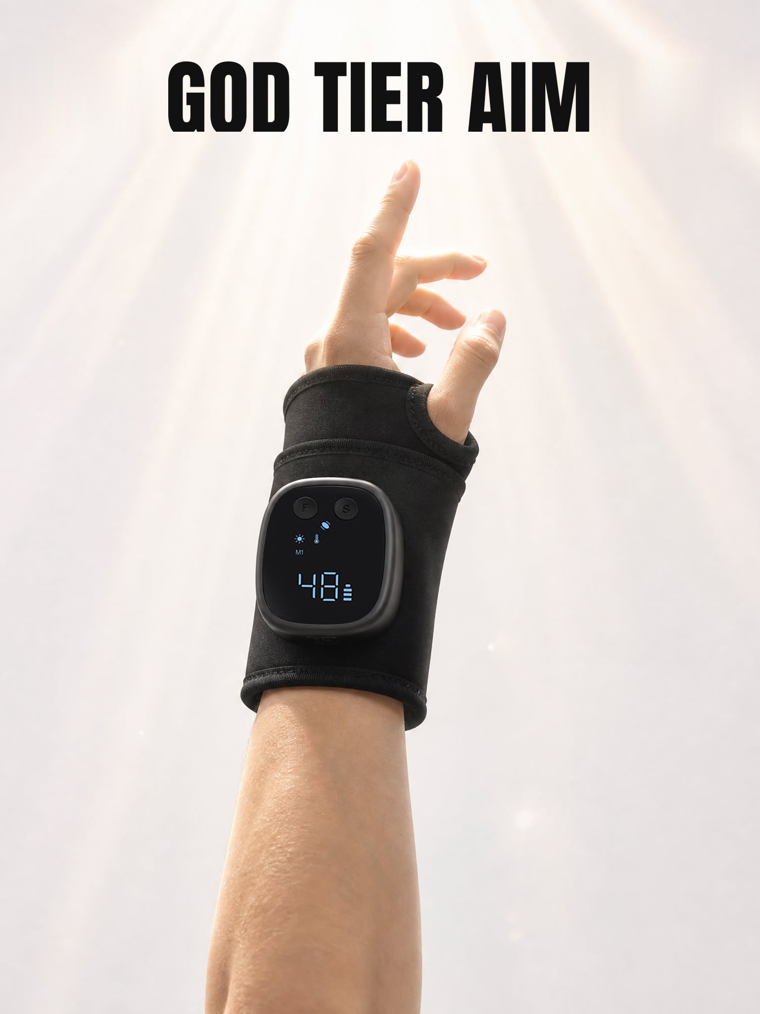 AimRest Facebook ad: Warm, responsive hands before you even queue up.