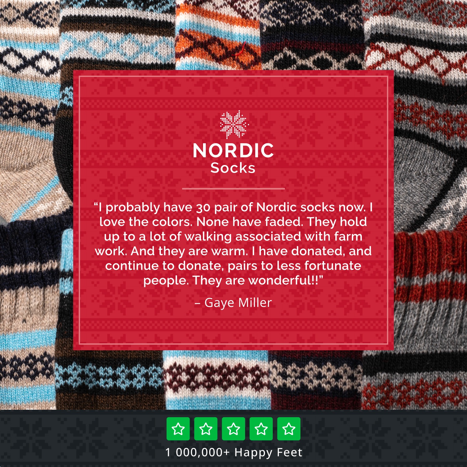 Nordic Socks Facebook ad