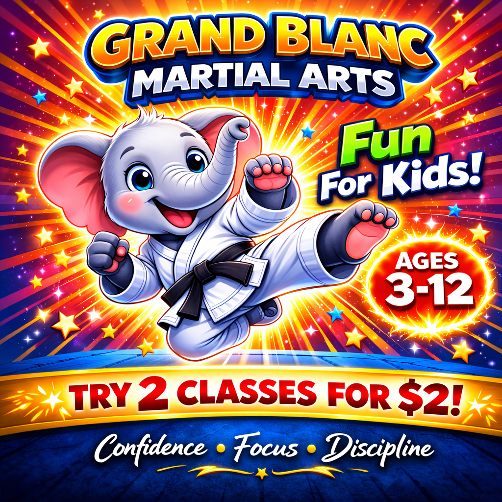 Cosens Martial Arts Grand Blanc Facebook ad from Mar 13, 2026