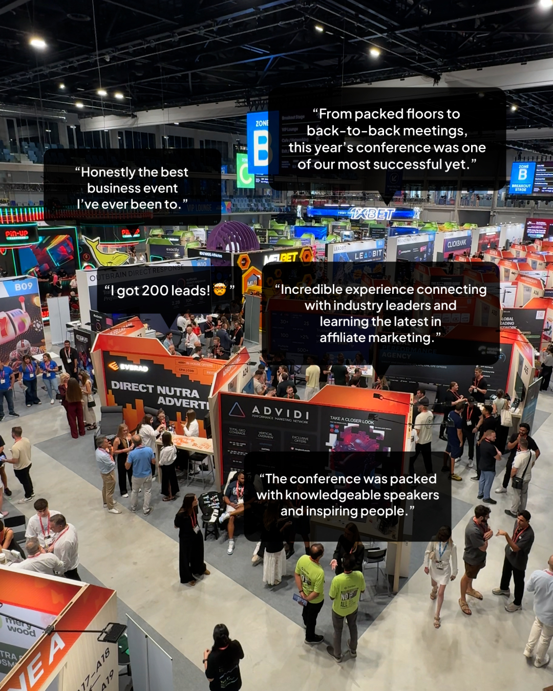 Affiliate World Conferences Facebook ad