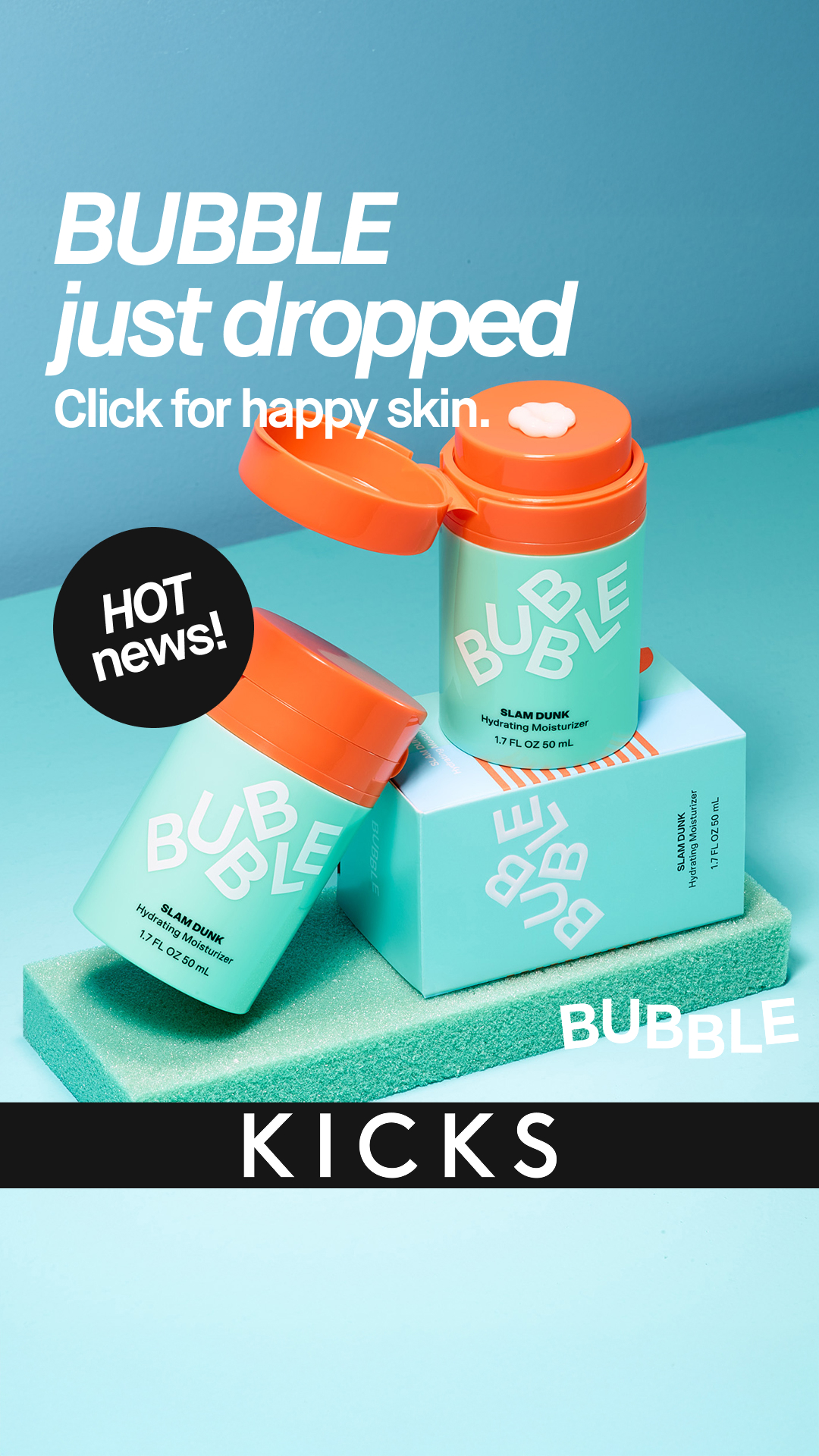KICKS Facebook ad