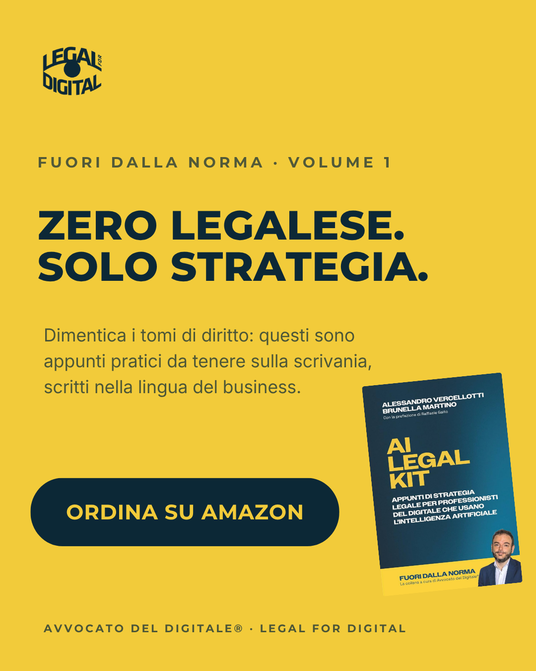 Avvocato Alessandro Vercellotti Facebook ad: Usi l'AI ogni giorno. Ma conosci le regole del gioco?