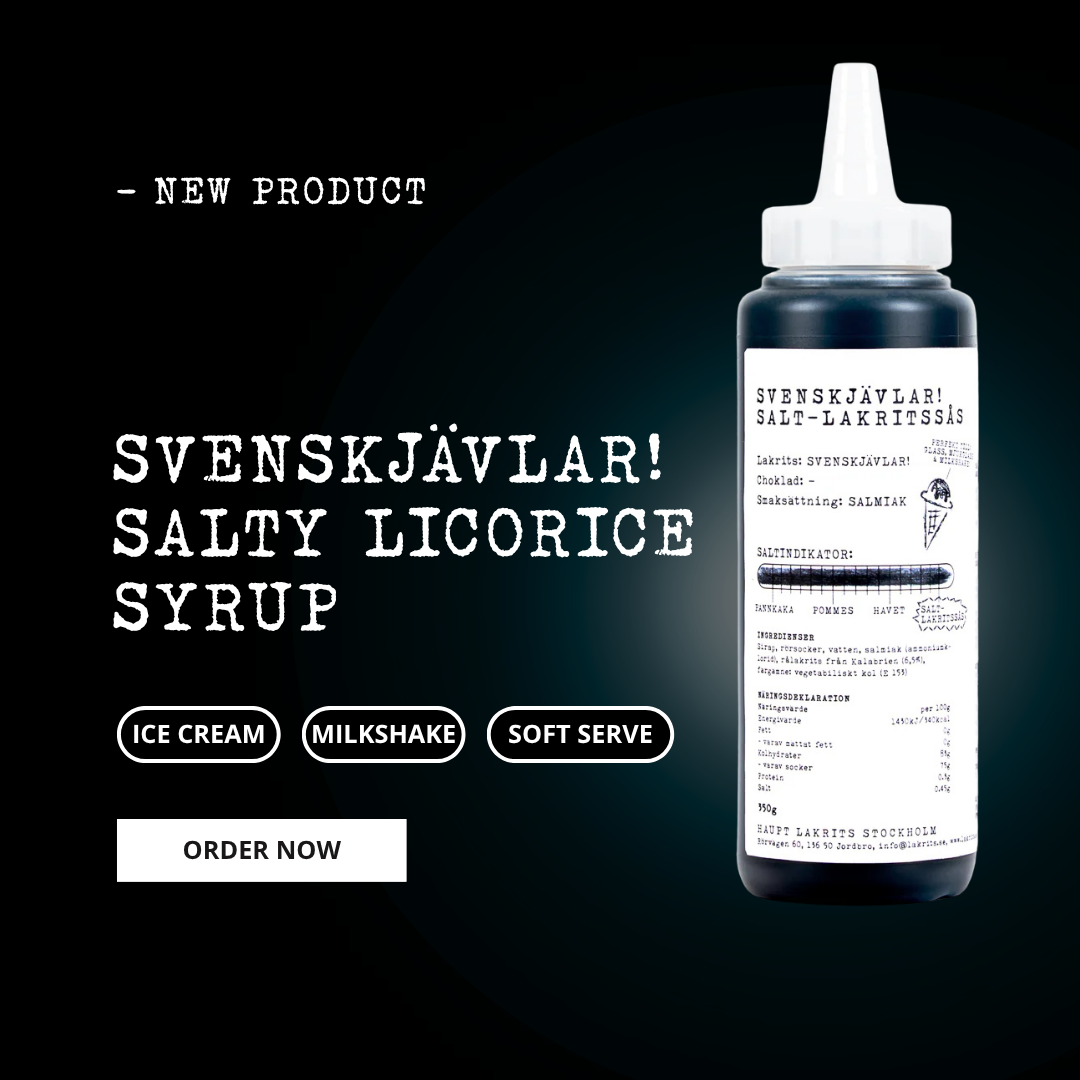 Haupt Lakrits USA Facebook ad: Swedish Licorice