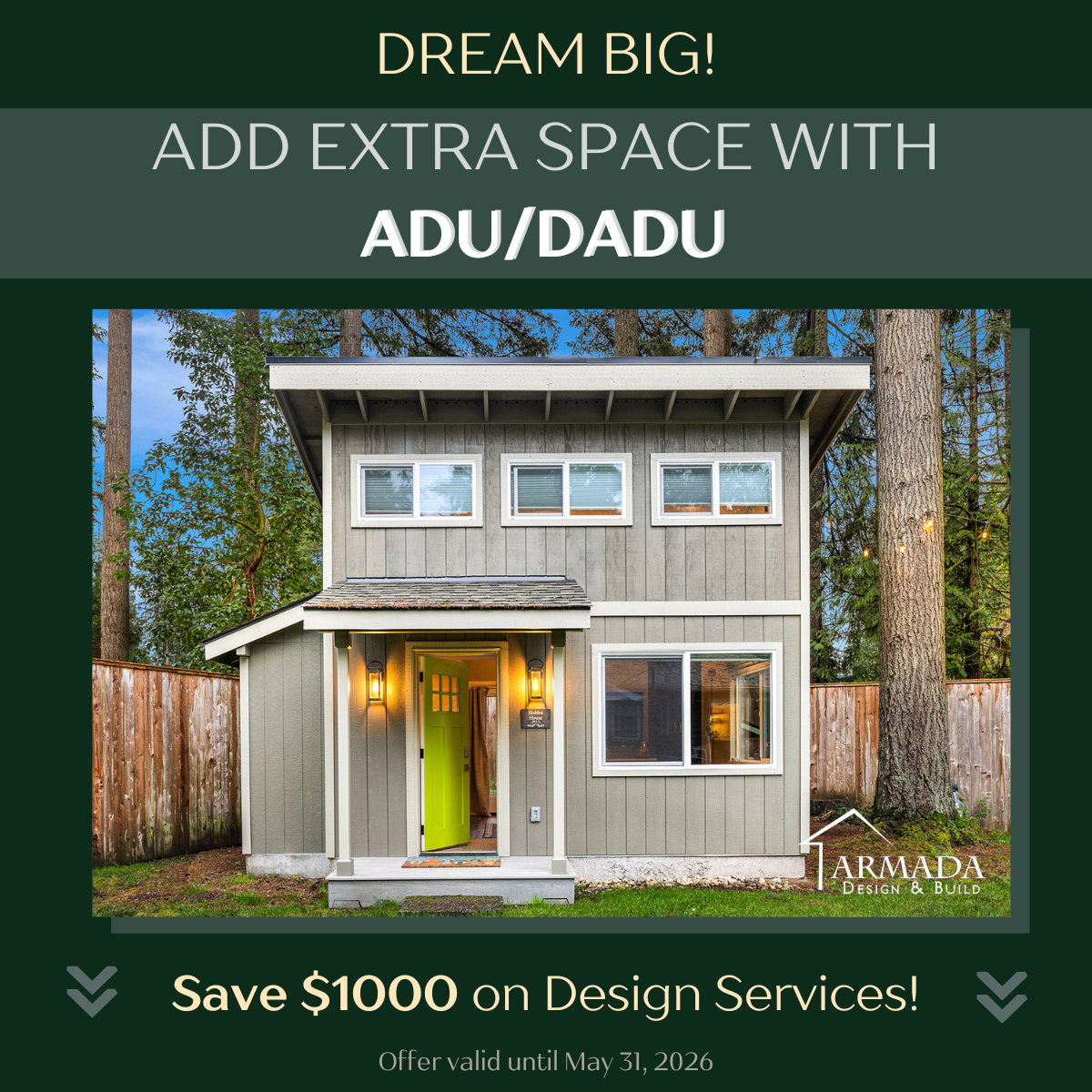 Armada Design & Build Facebook ad