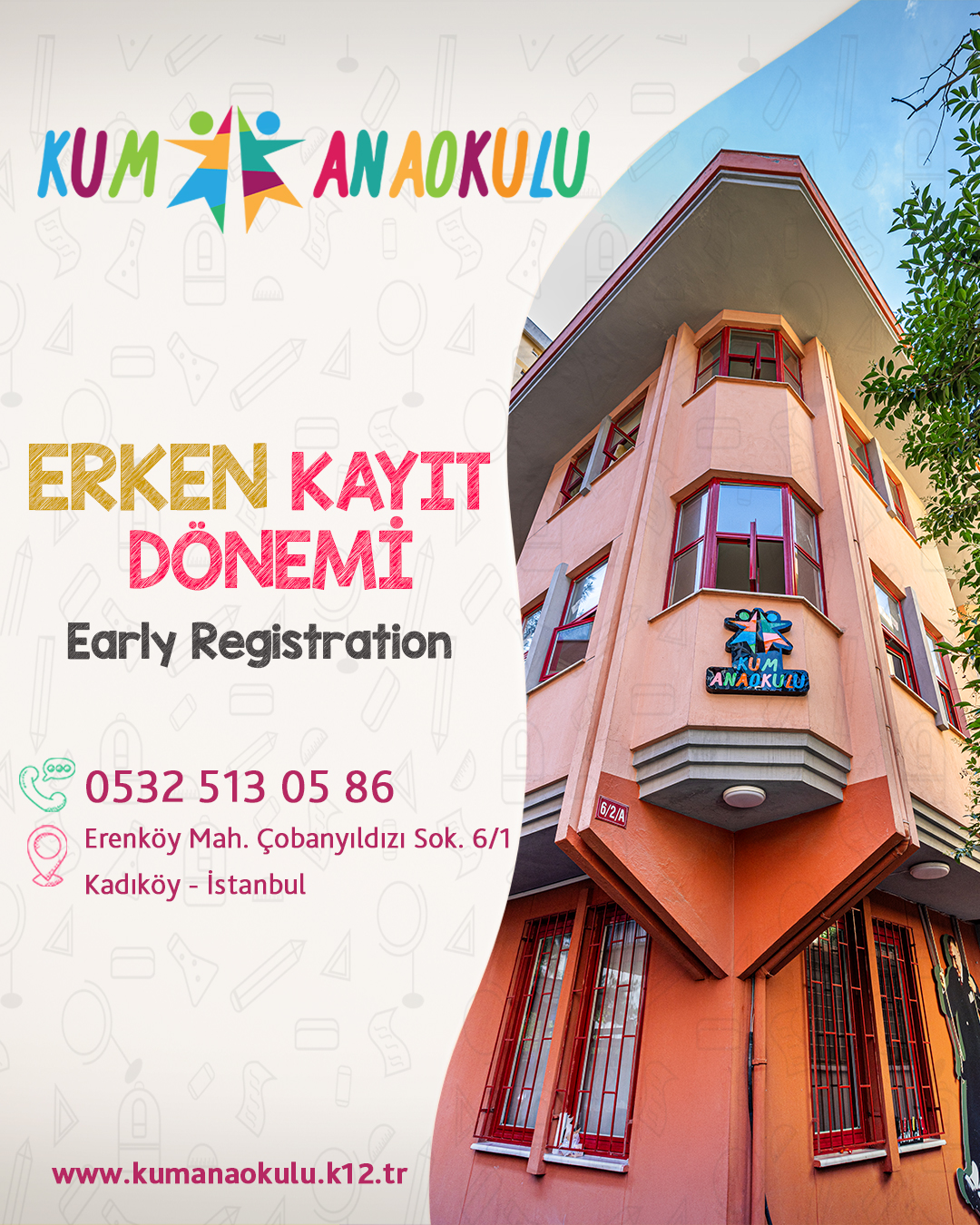 Kum Anaokulu Facebook ad: Erken Kayıt Dönemimiz Devam Ediyor!