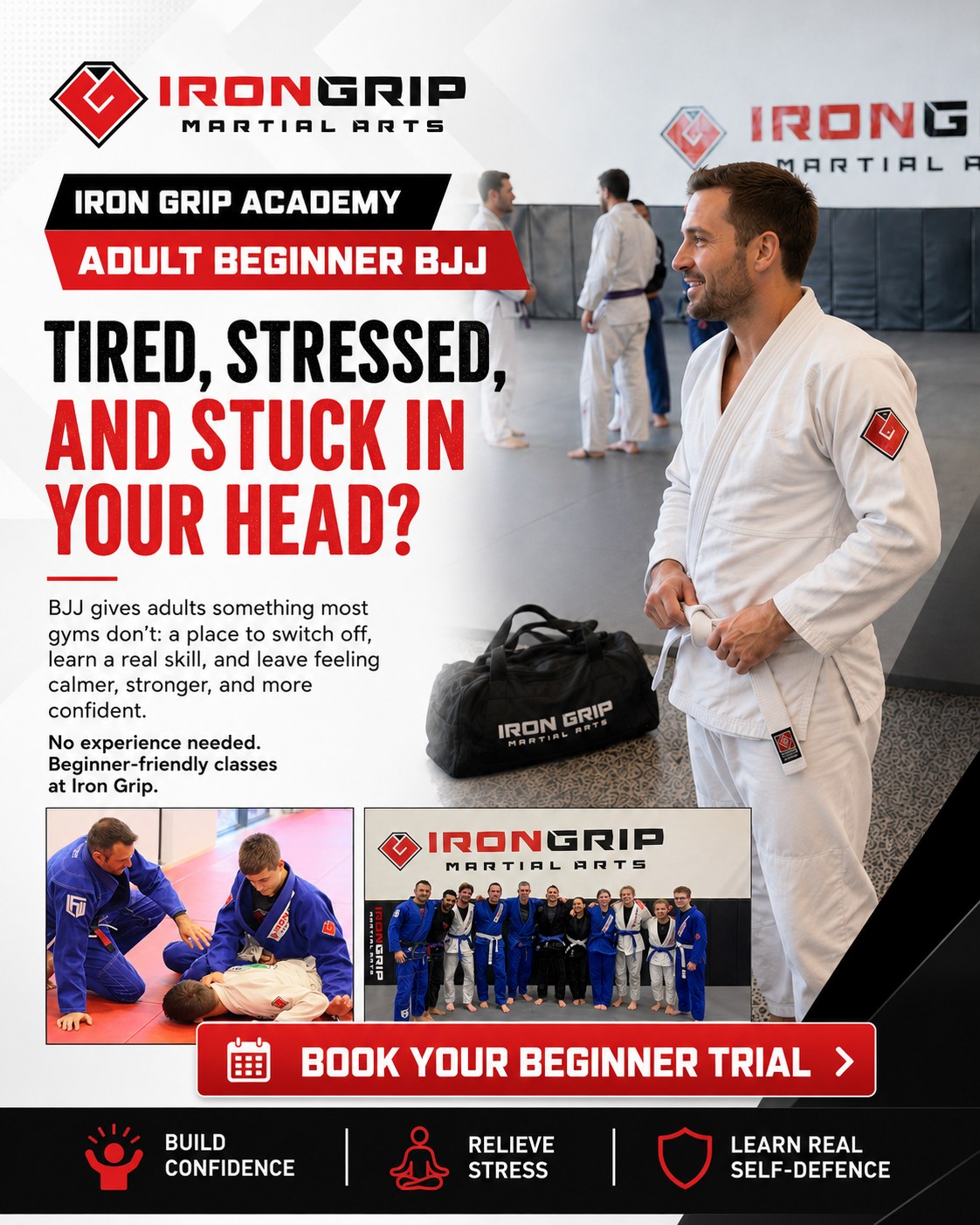 Iron Grip Martial Arts Academy Facebook ad
