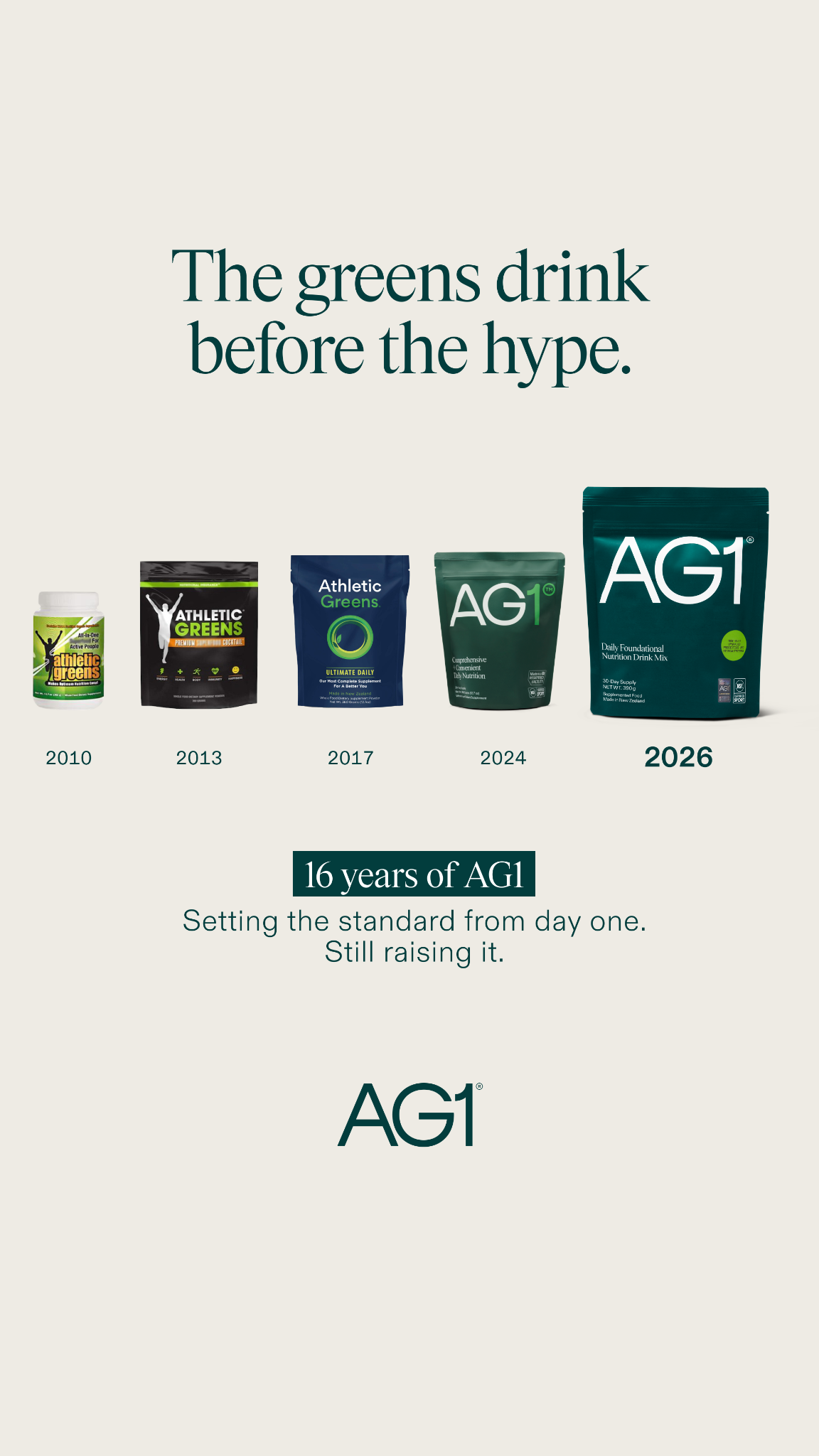 AG1 by Athletic Greens Facebook ad