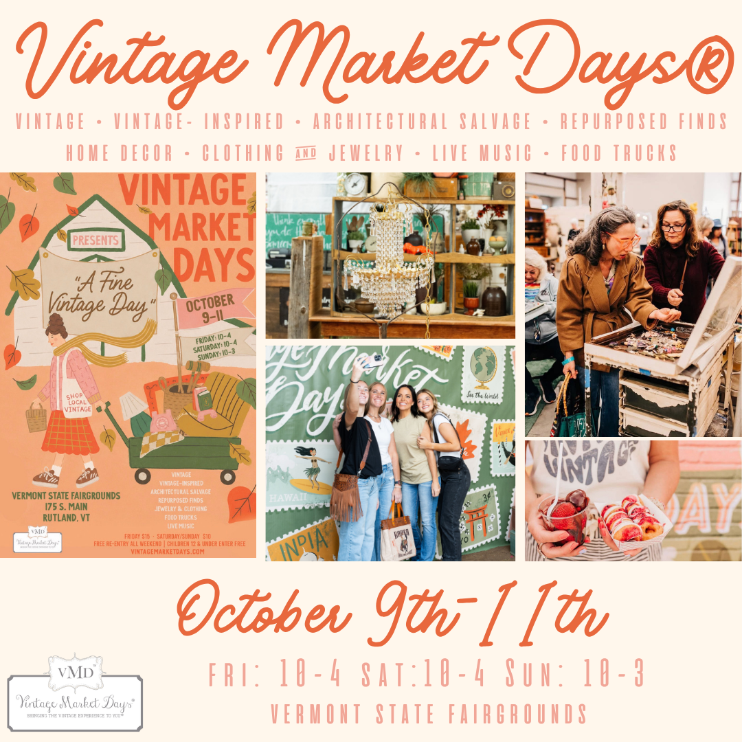 Vintage Market Days of Vermont Facebook ad: 40% OFF TICKETS!