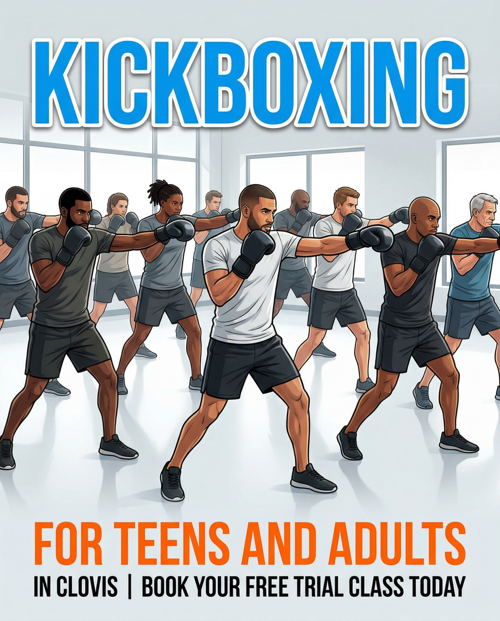 TKE Martial Arts Facebook ad: Free Martial Arts Class in Clovis