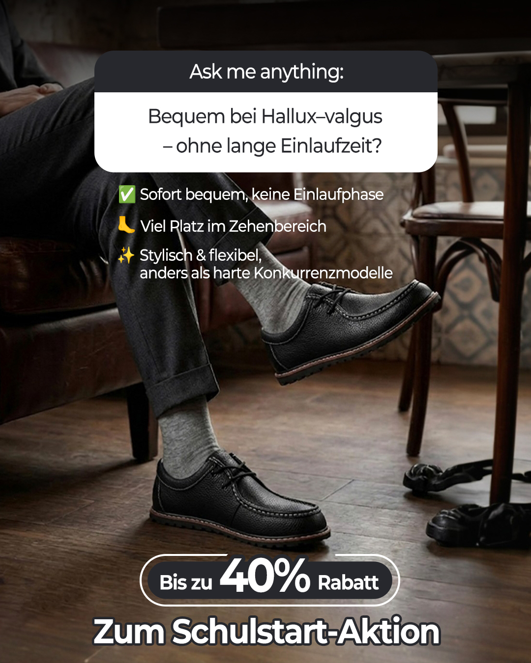 Saguaro De Facebook ad: Stylisch & flexibel bei Hallux valgus