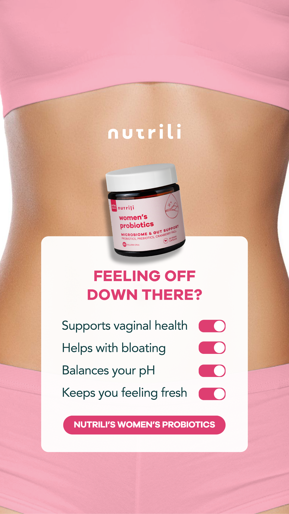 Nutrili Facebook ad from Feb 2, 2026