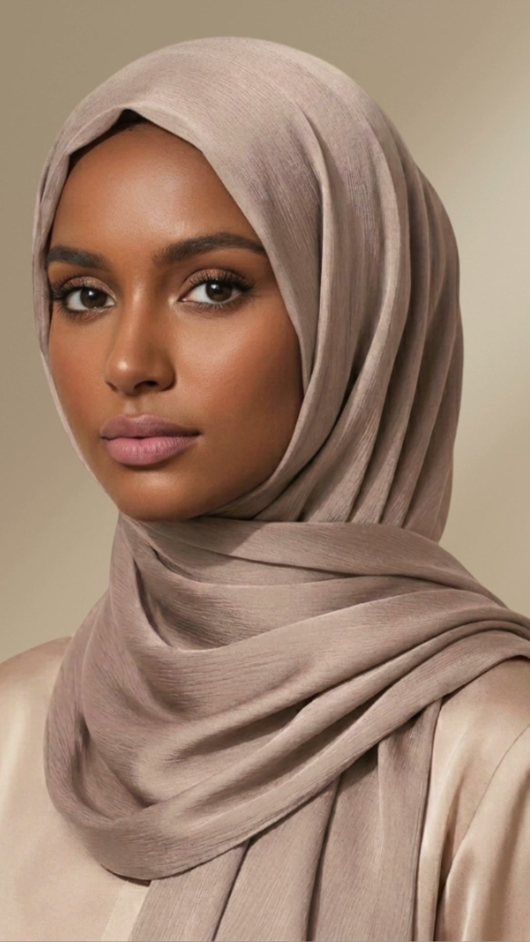 Lina Zibdeh - The Joy of Hijab Facebook ad: From Chiffon to Satin Crinkle, We’ve Got Your Solid