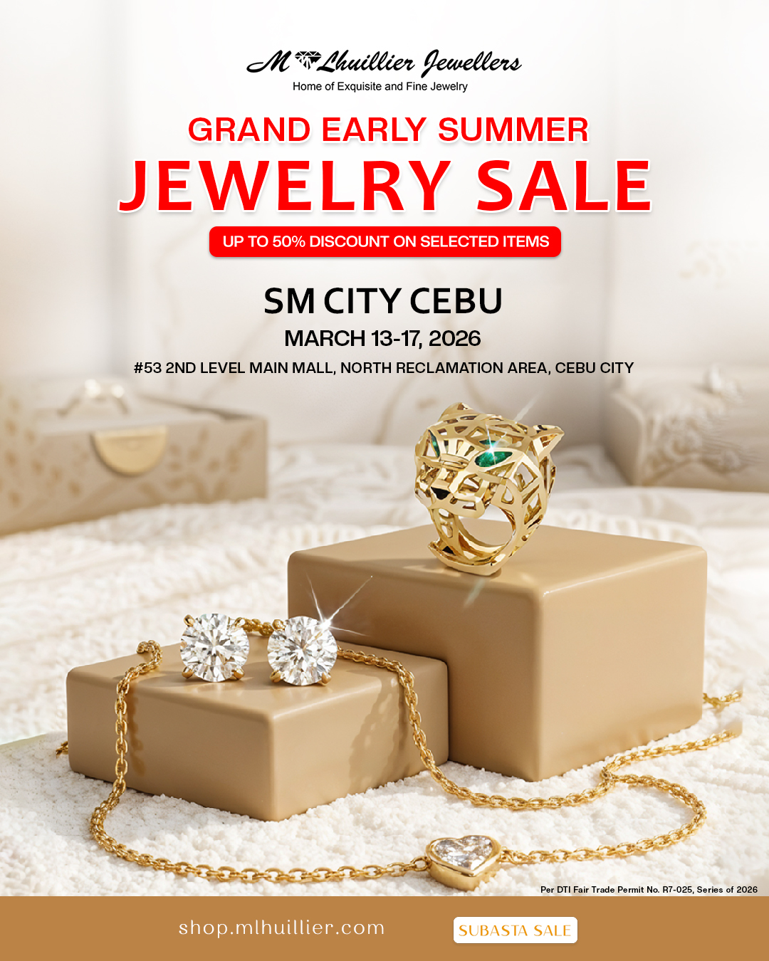 M Lhuillier Jewellers Facebook ad
