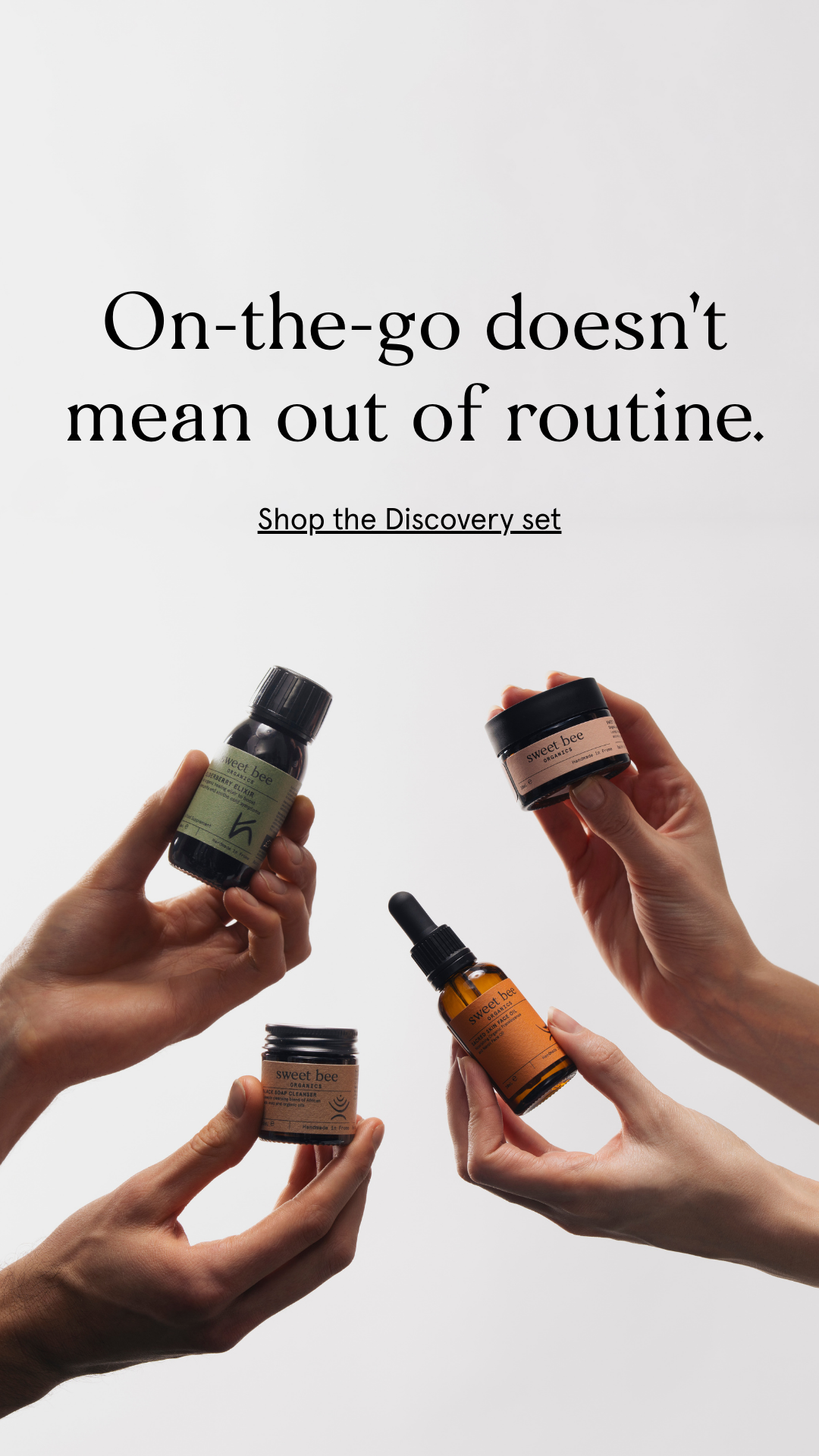Sweet Bee Organics Facebook ad