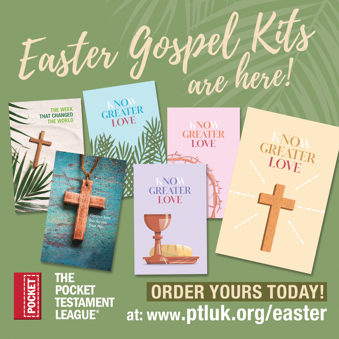 The Pocket Testament League UK Facebook ad: Share the Good News this Easter!