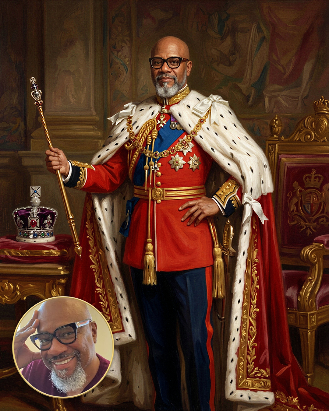 Turn Me Royal Facebook ad