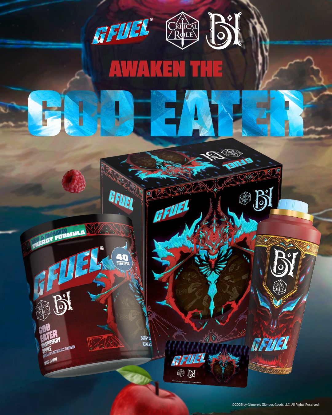 G FUEL Facebook ad: G FUEL X Critical Role