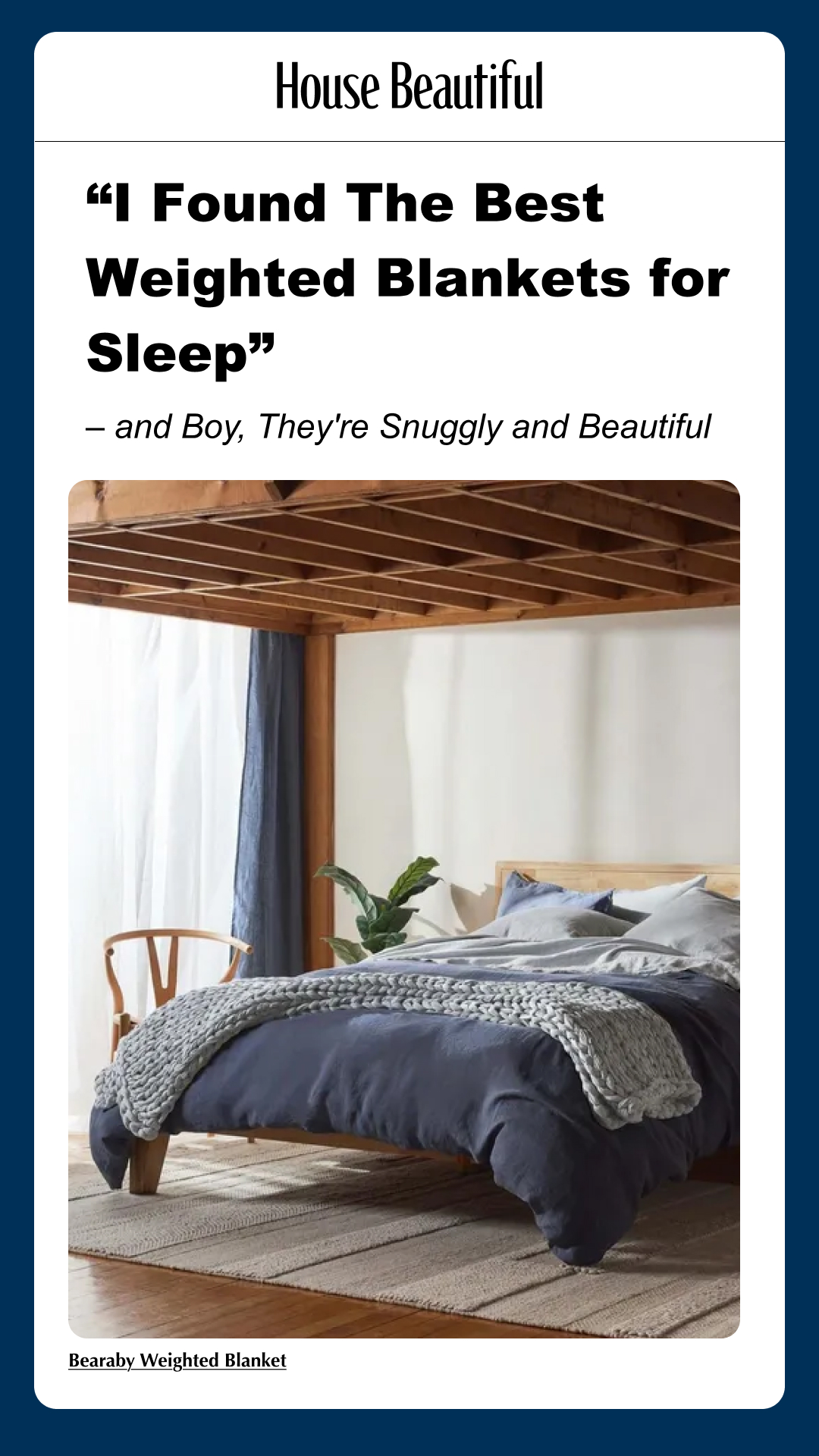Bearaby Facebook ad