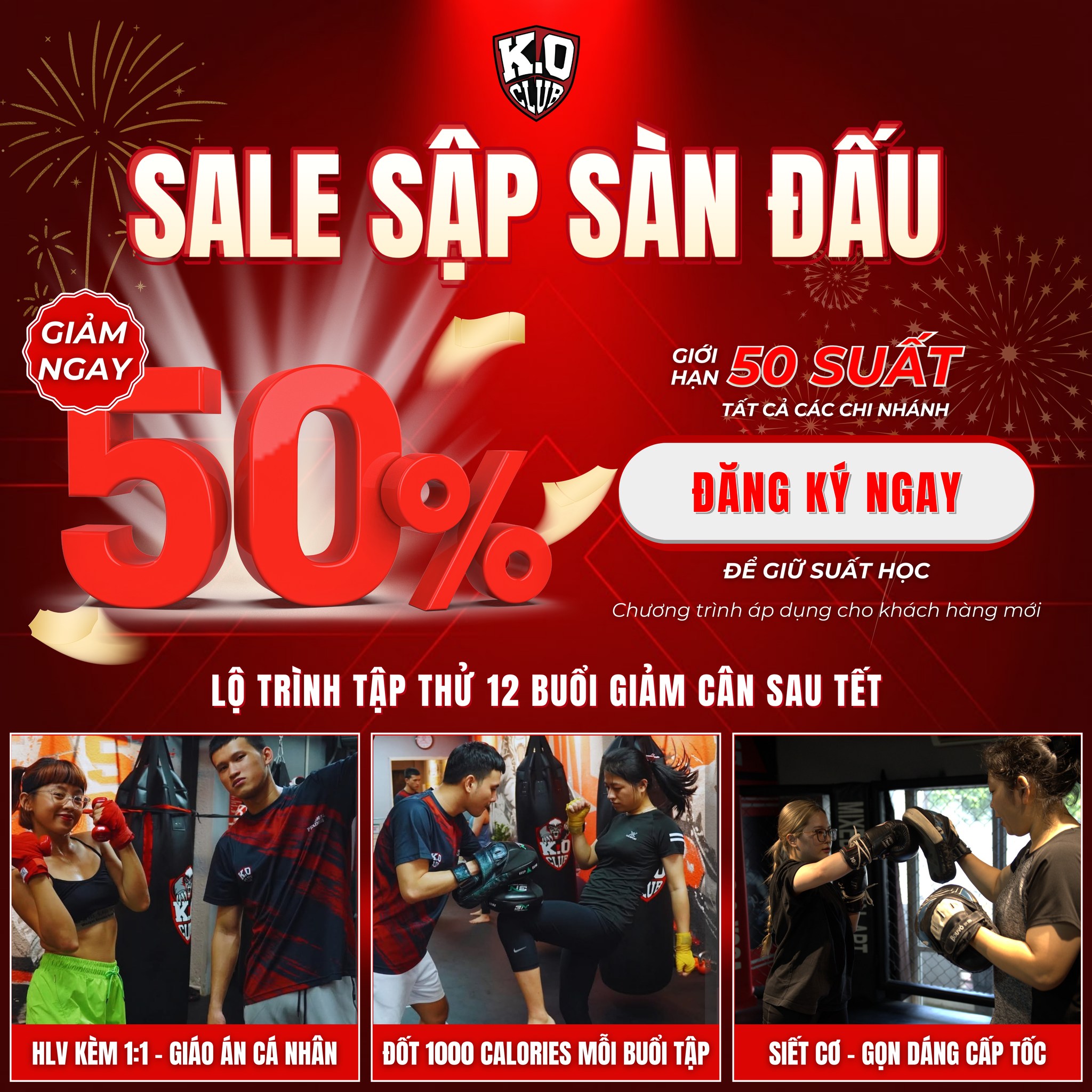 K.O Boxing & Fitness Club Bình Tân Facebook ad