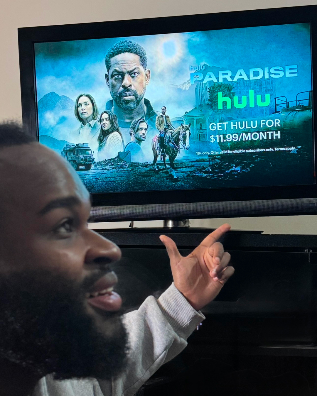 Hulu Facebook ad