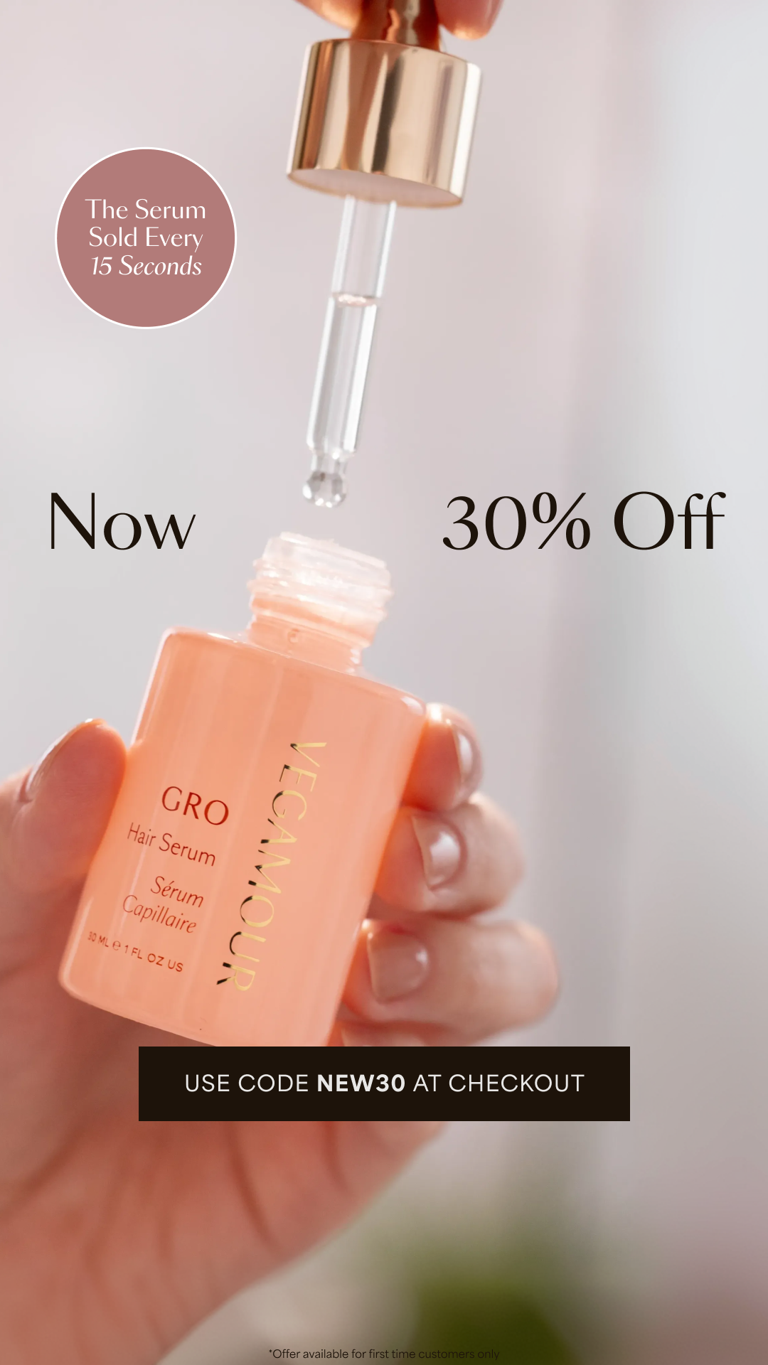 Vegamour Facebook ad
