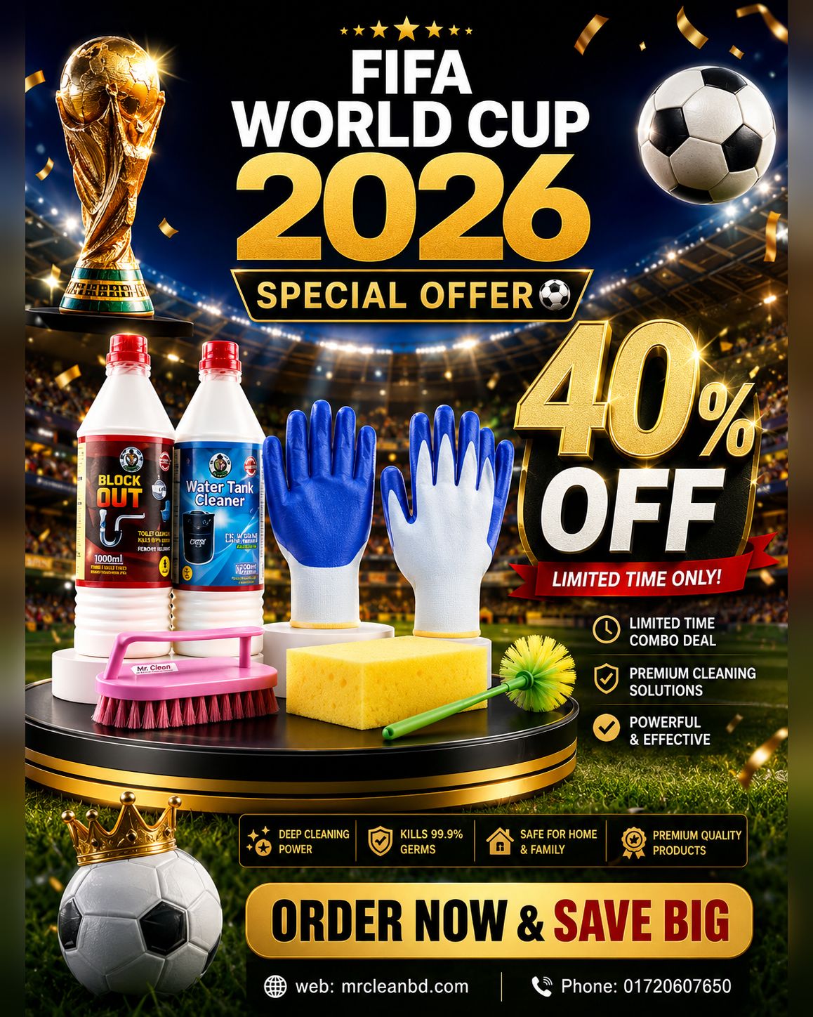 মিস্টার ক্লিন বিডি Facebook ad