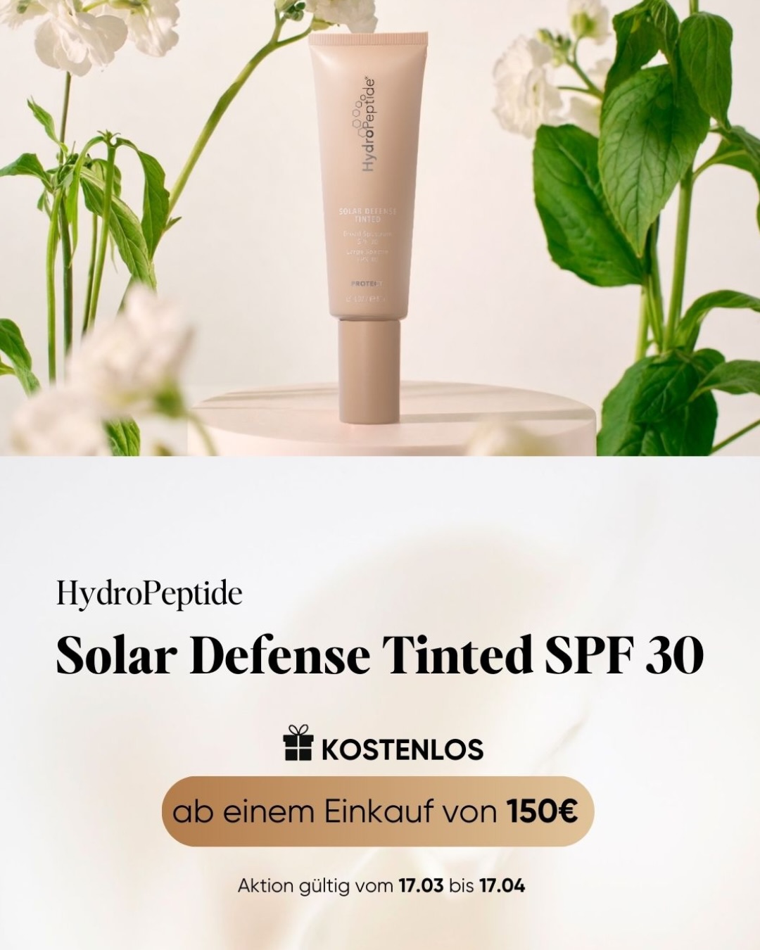 HydroPeptide Deutschland Facebook ad