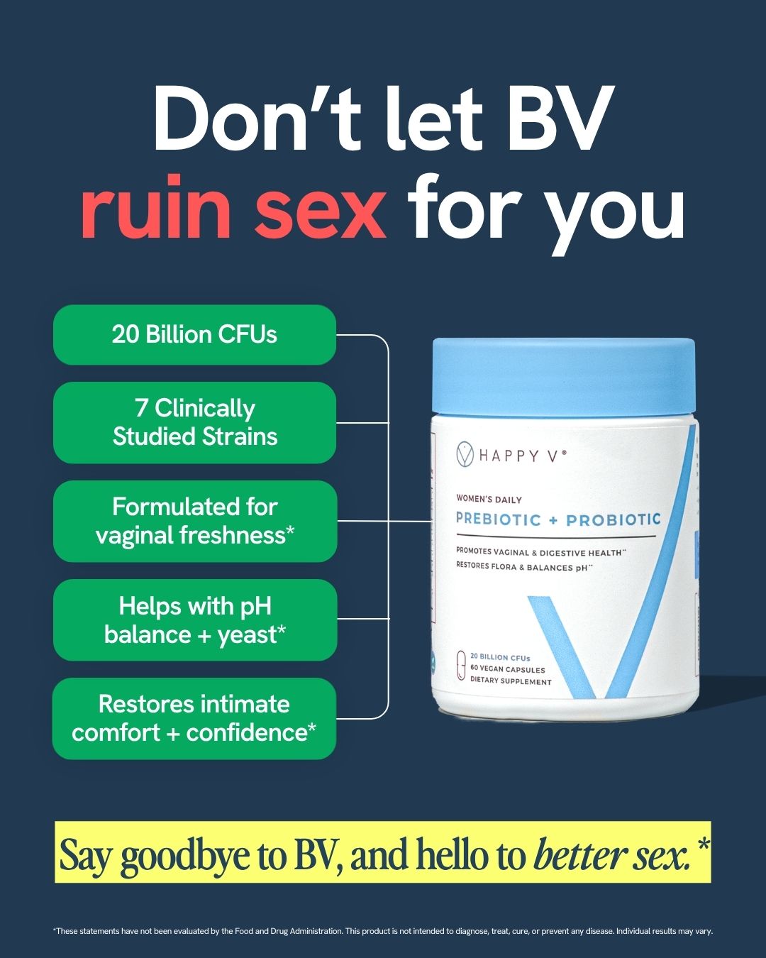Happy V Facebook ad