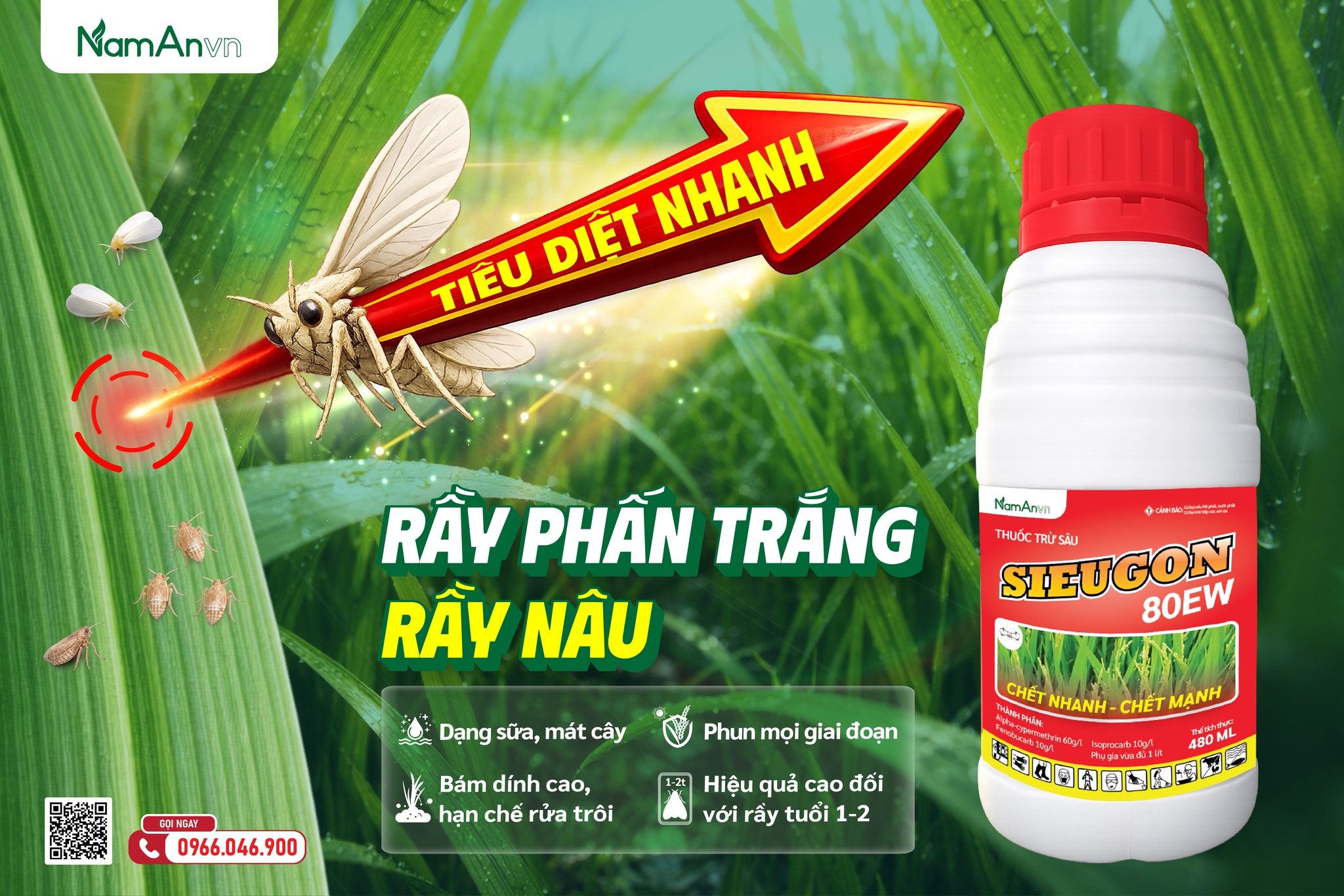 Boxing 99.99ew Facebook ad: RẦY NÂU, RẦY PHẤN TRẮNG LÀM NHÀ NÔNG…