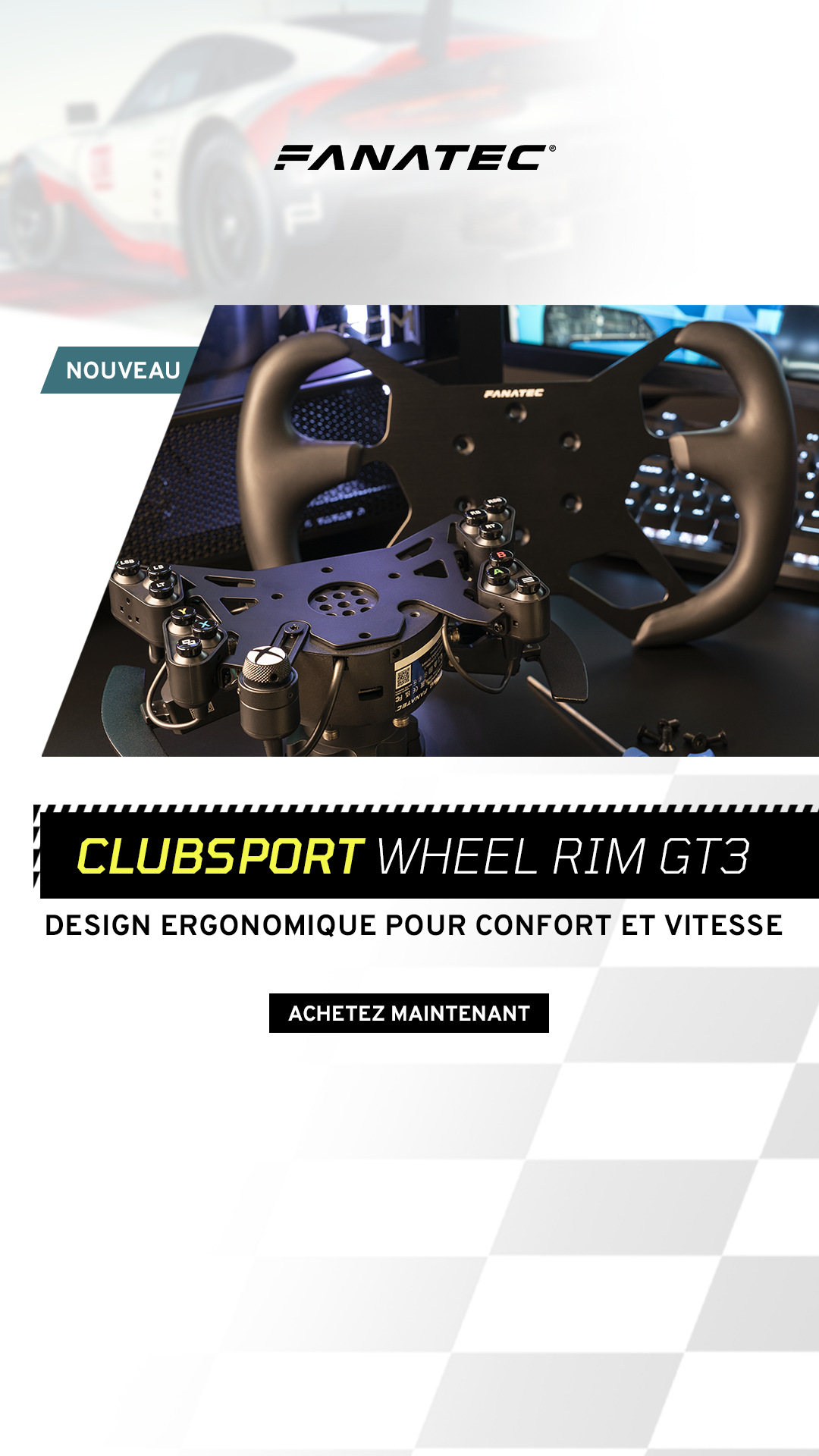 Fanatec Facebook ad from Feb 19, 2026
