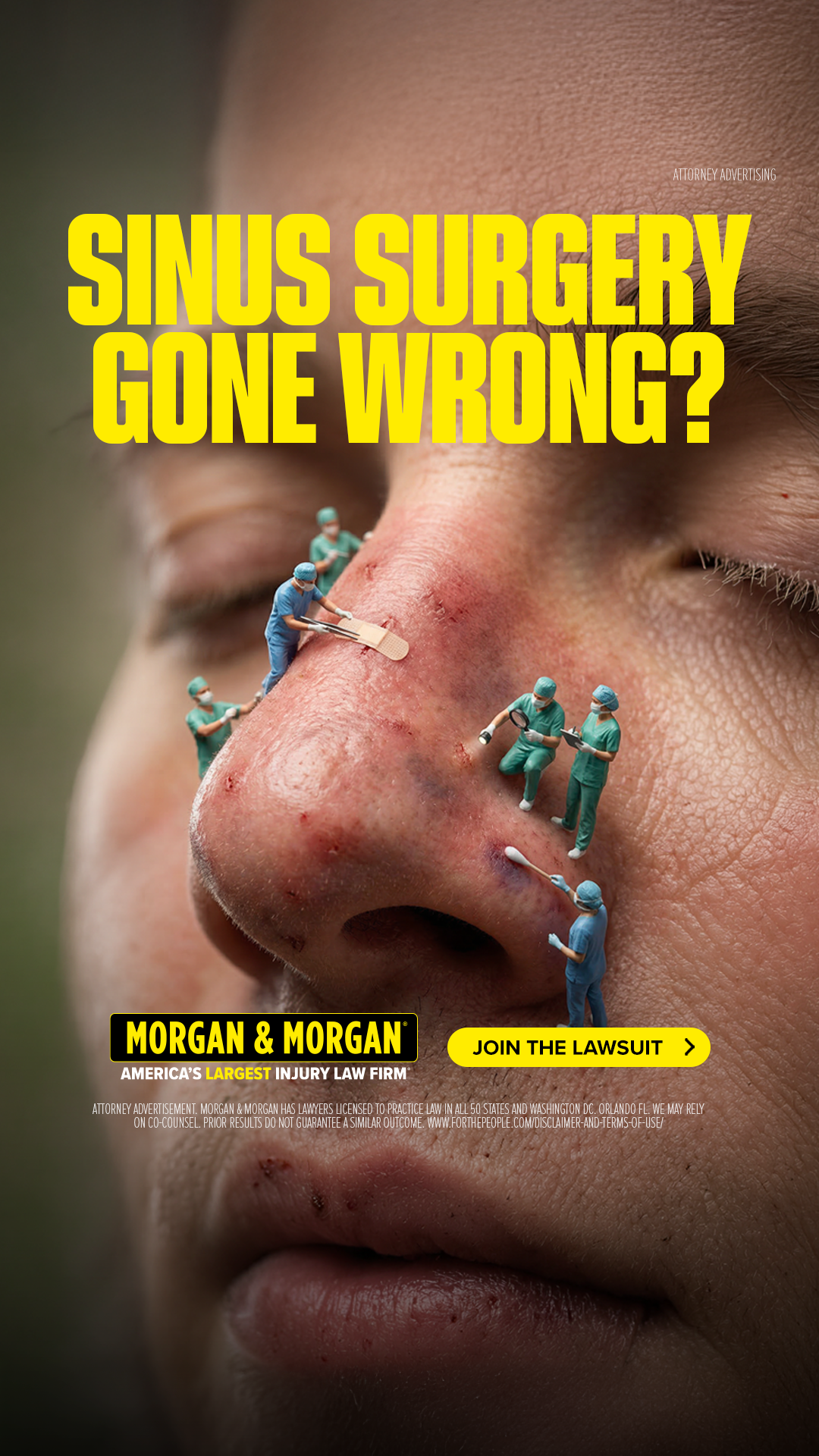 Morgan & Morgan Facebook ad