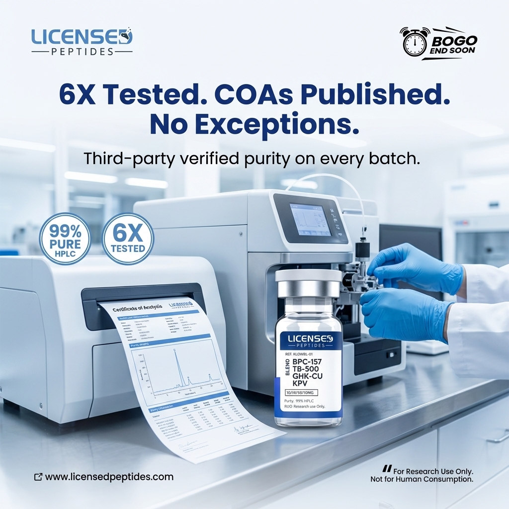LicensedPeptides Facebook ad