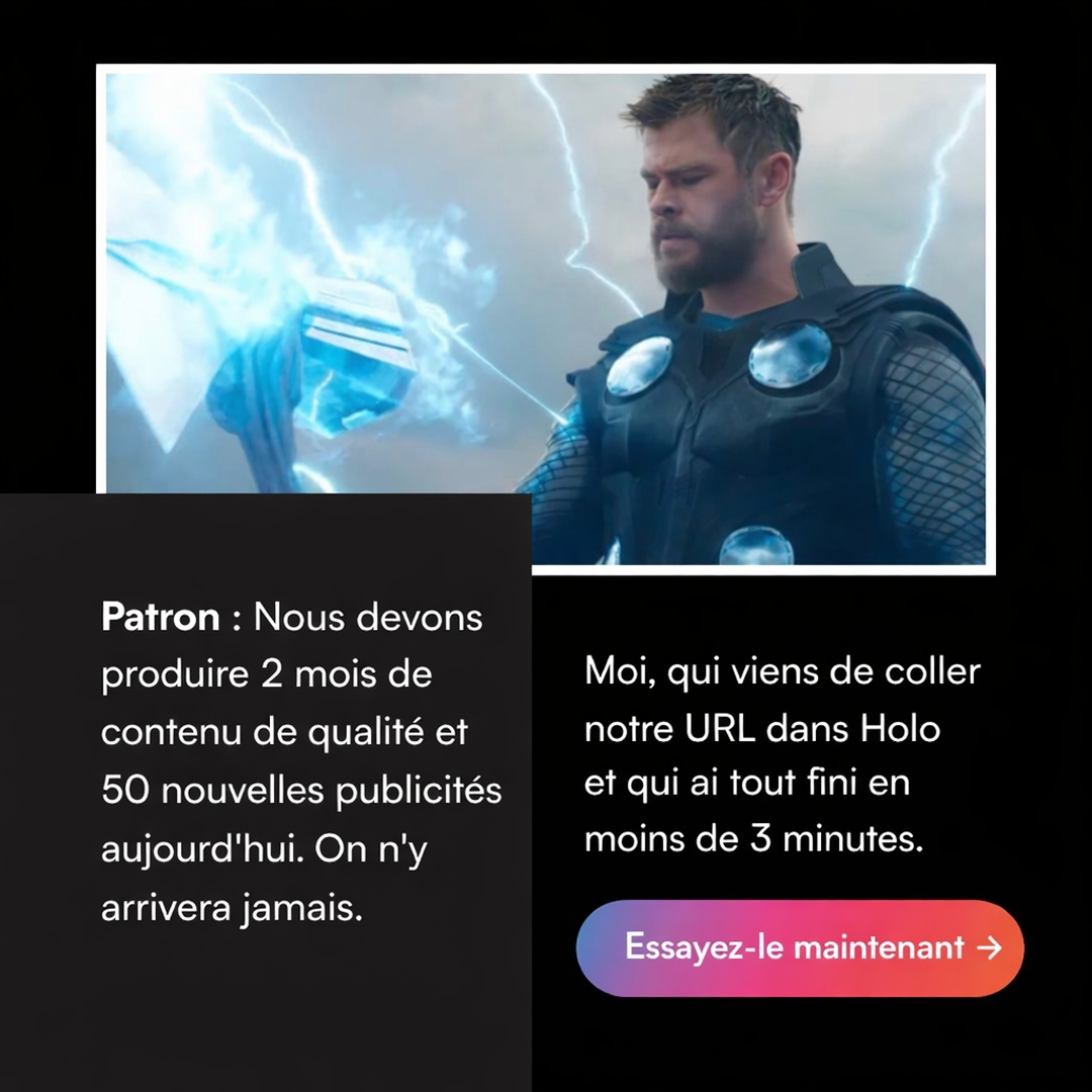 Holo Facebook ad