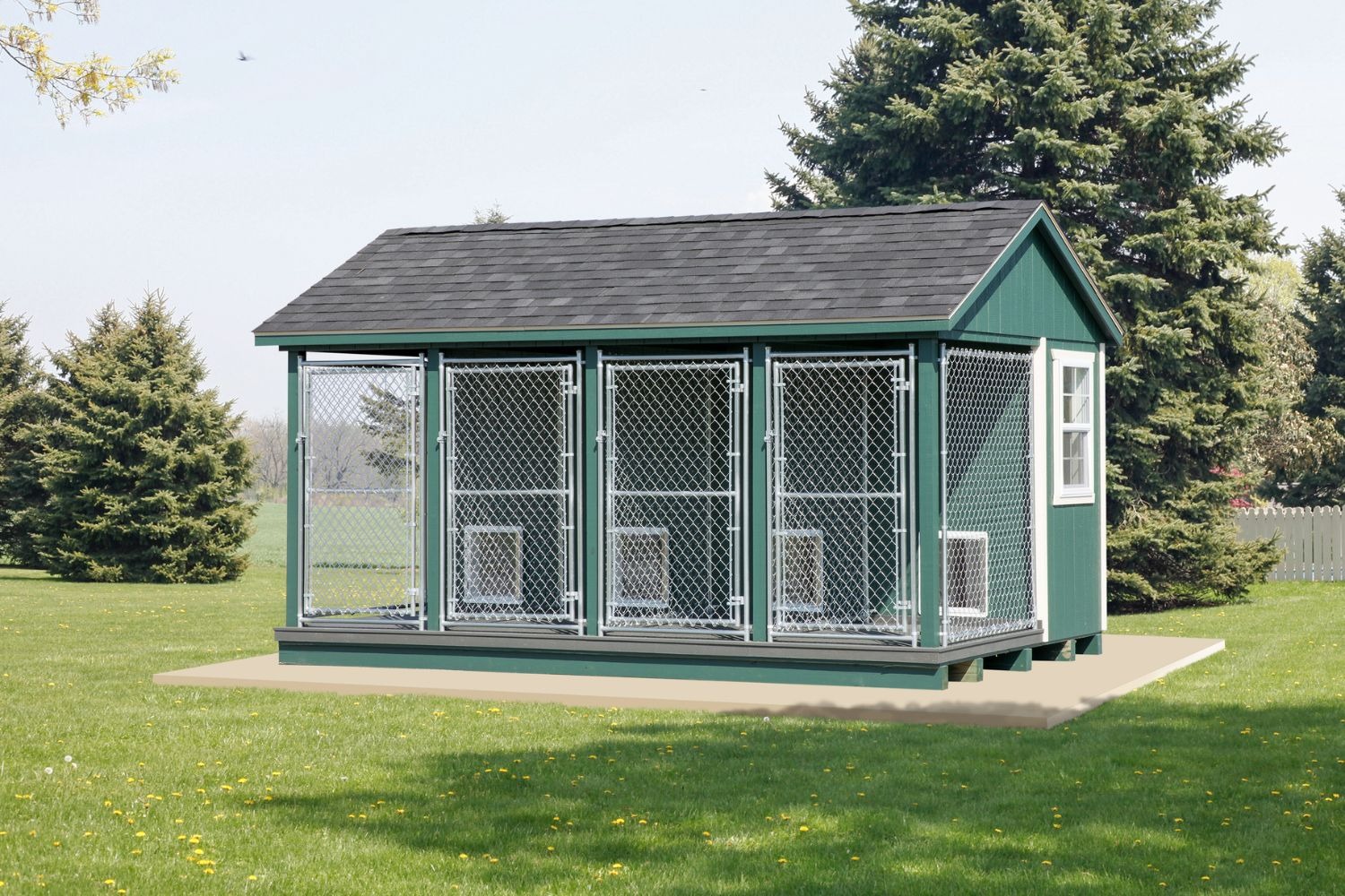 BackYard Pet Supplies Facebook ad: Quality Dog Kennel Kits & Parts