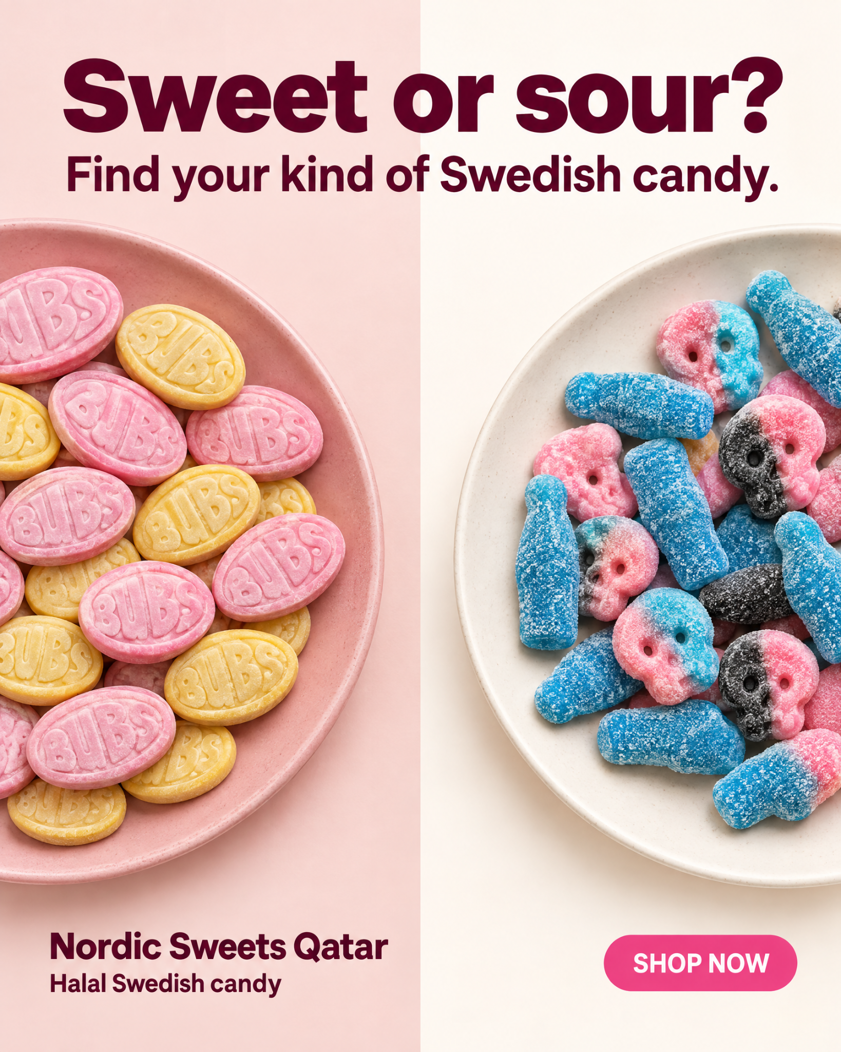 Nordic Sweets Facebook ad: Nordic Sweets Qatar, Swedish Candy in Doha