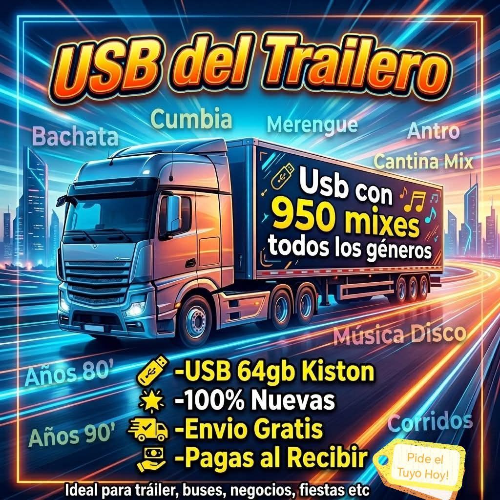 Música VIP Facebook ad: USB con MUSICA O VIDEOS