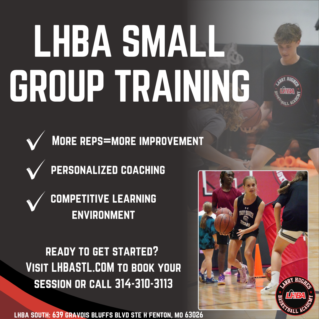 Larry Hughes Basketball Academy Facebook ad: LHBA Small Group Training