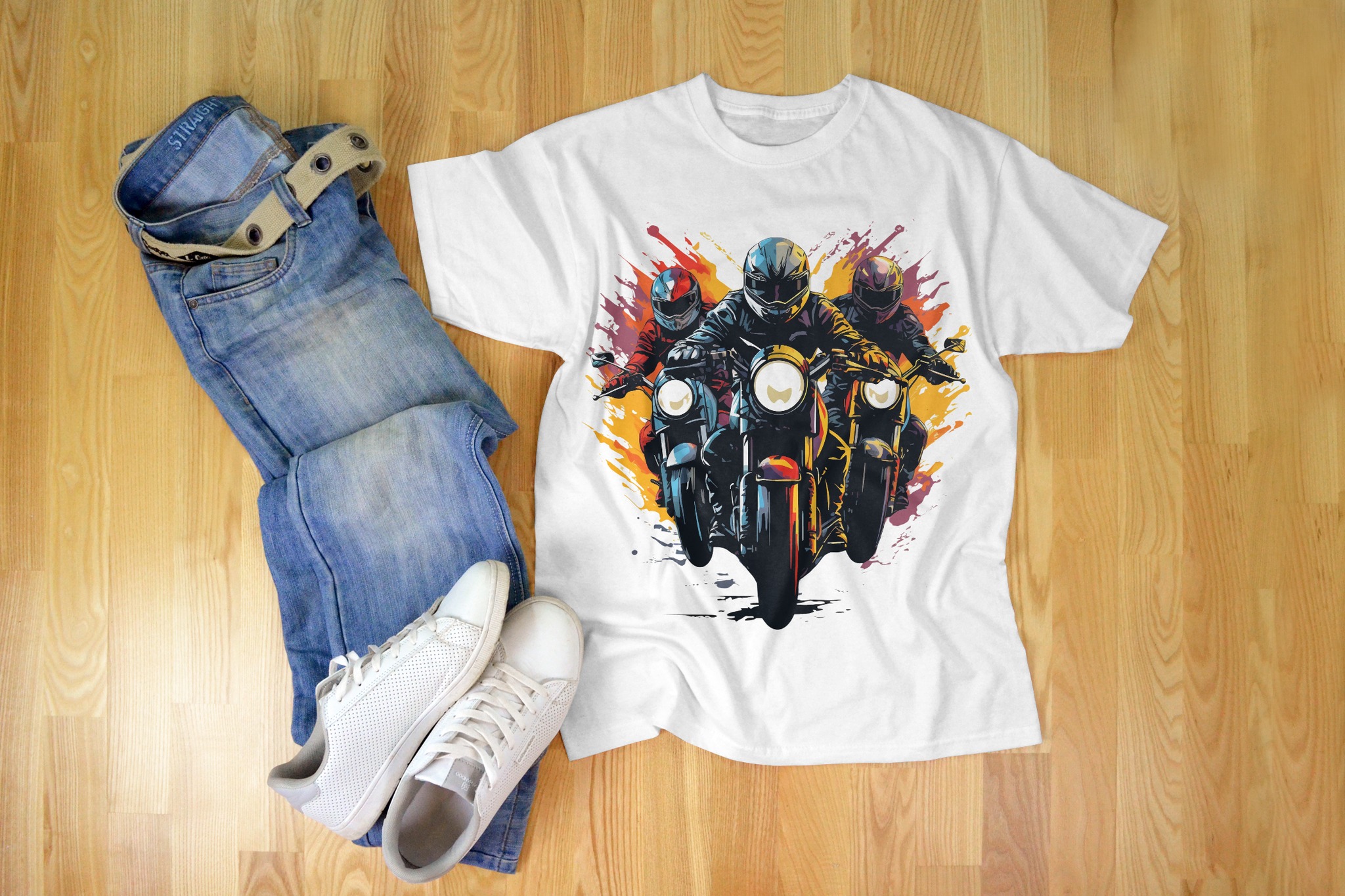 Vastrasamhita Facebook ad: The Rider Tribe Tee