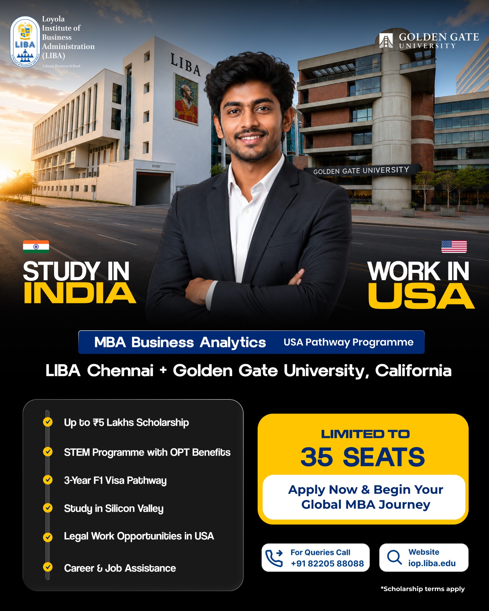 LIBA Online Program Facebook ad: Launch Your Career in Analytics