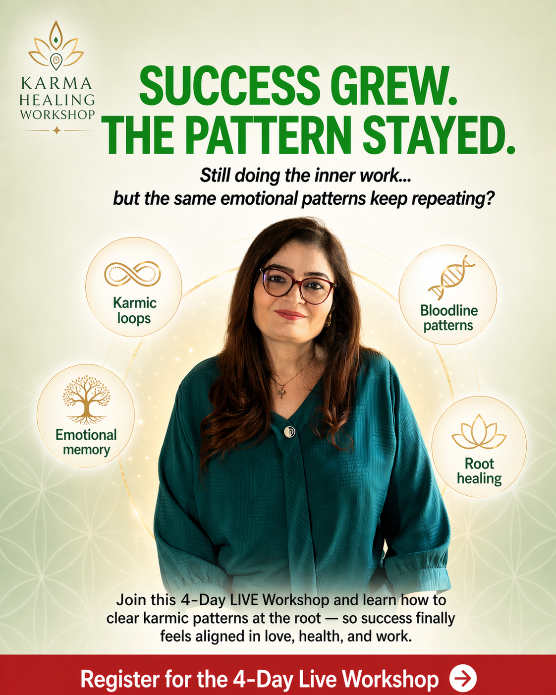 The Healing Wiz Facebook ad: Break Karma Cycles in Just 4 Days