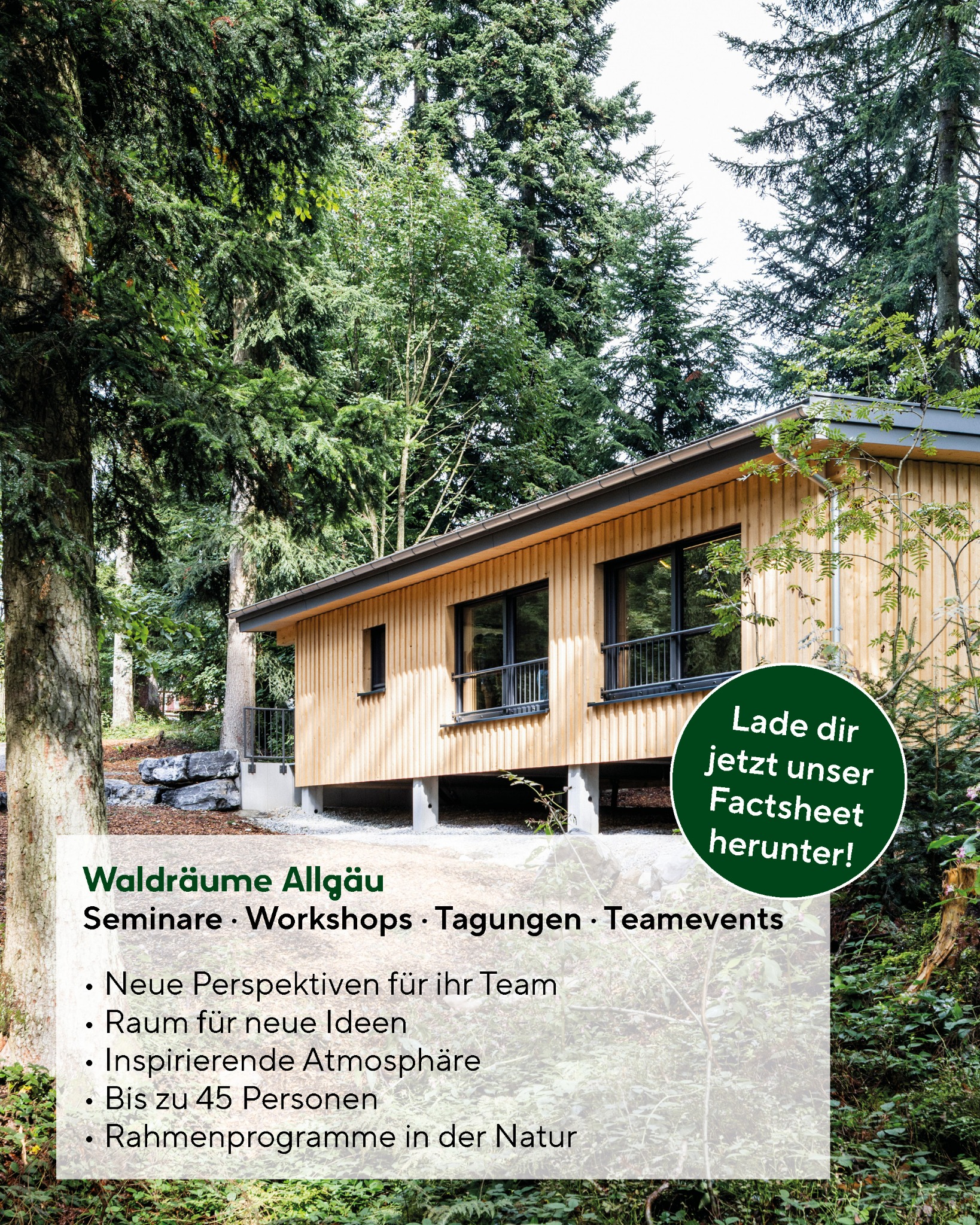 Waldwelt Skywalk Allgäu Facebook ad: Jetzt Factsheet runterladen