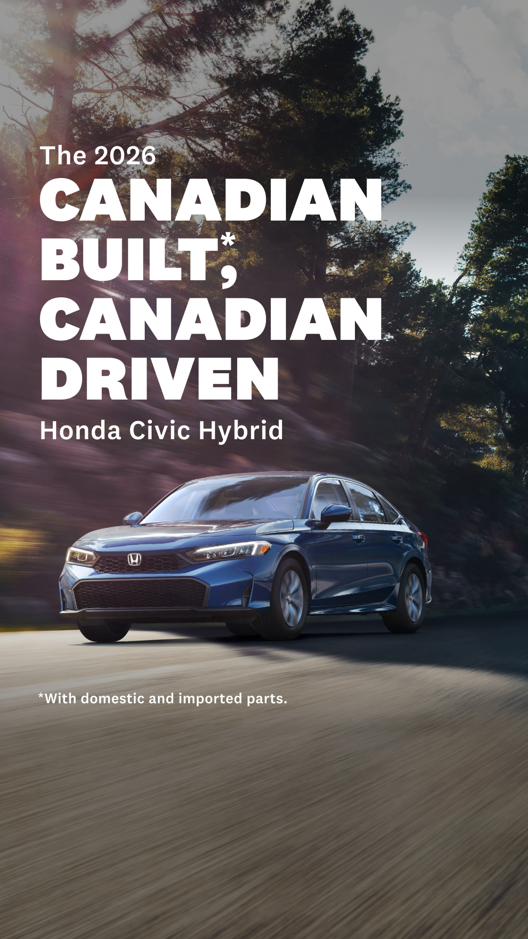 Honda Canada Facebook ad