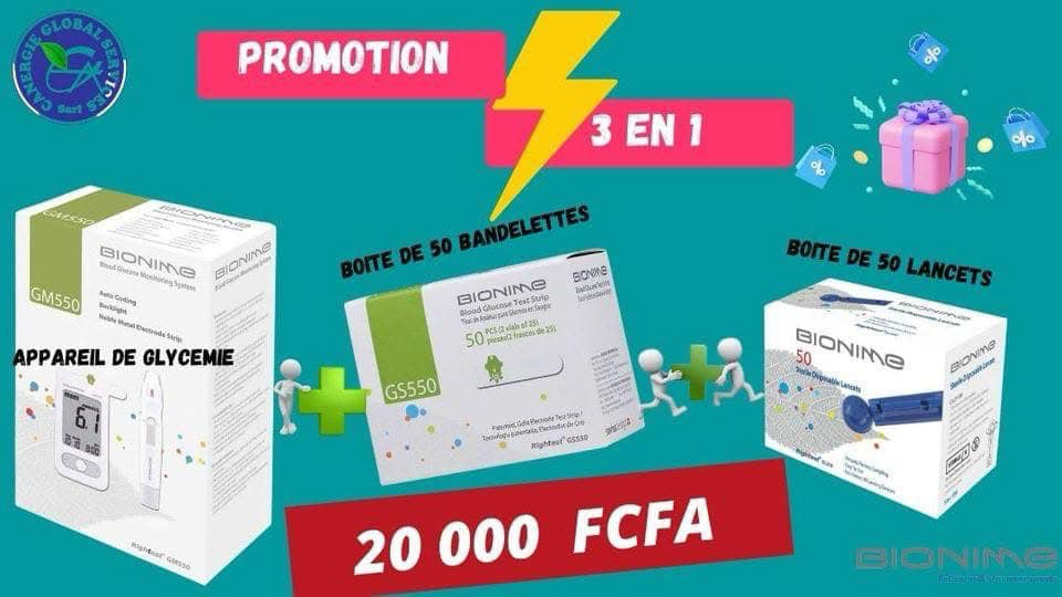 Bionime Cemac Facebook ad: Discuter sur Messenger