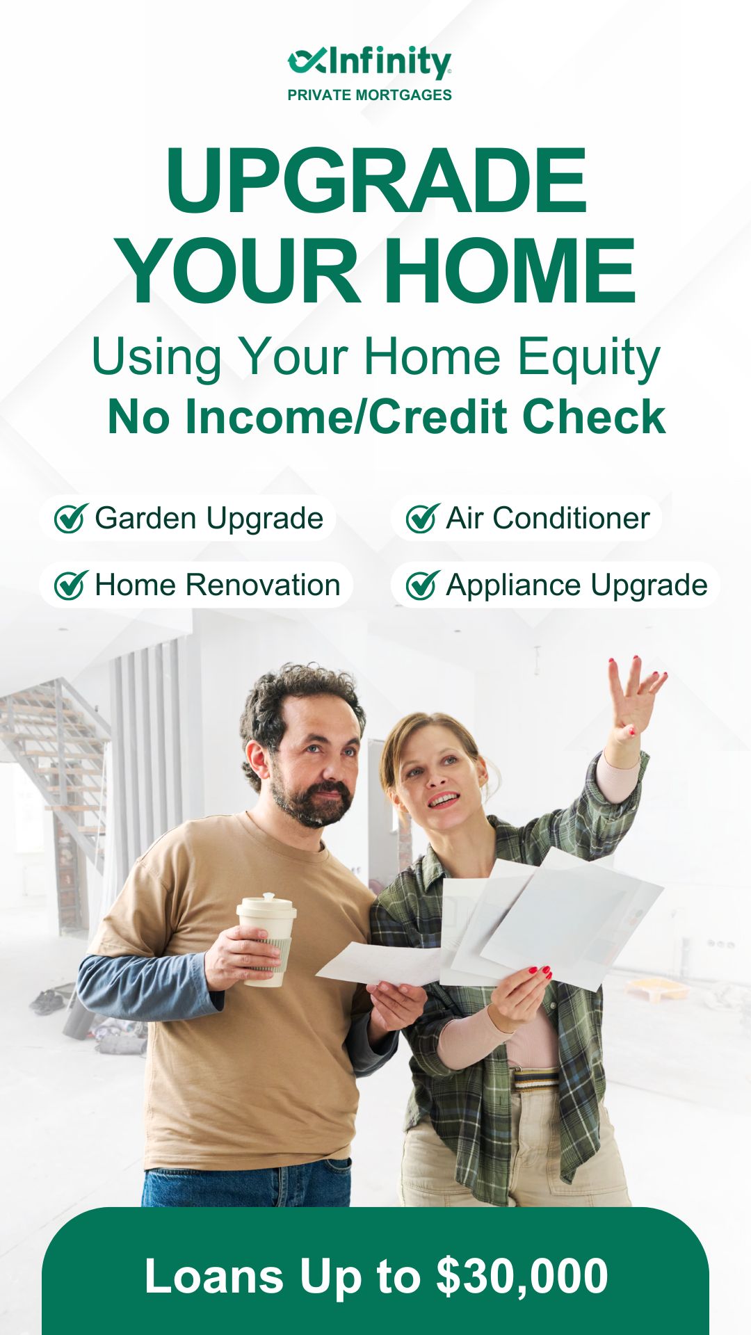 Infinity Private Mortgages Facebook ad