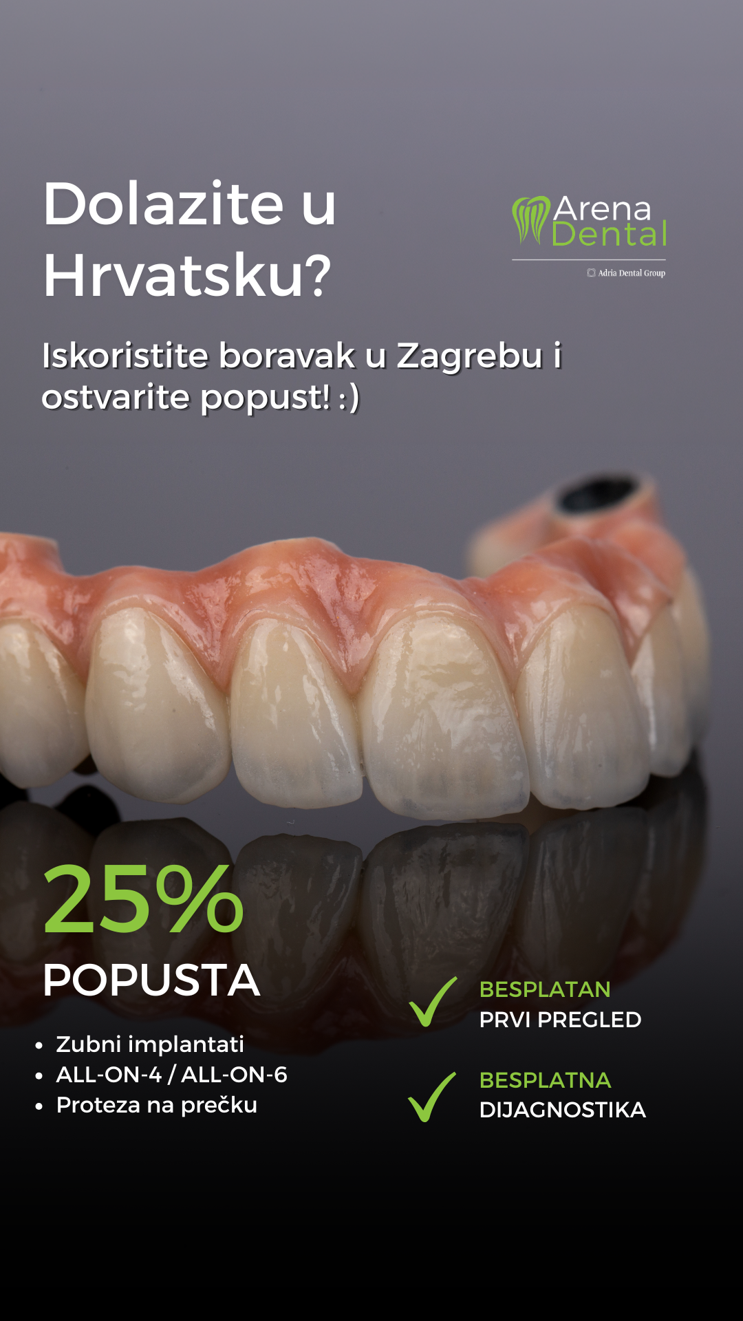 Arena Dental Facebook ad