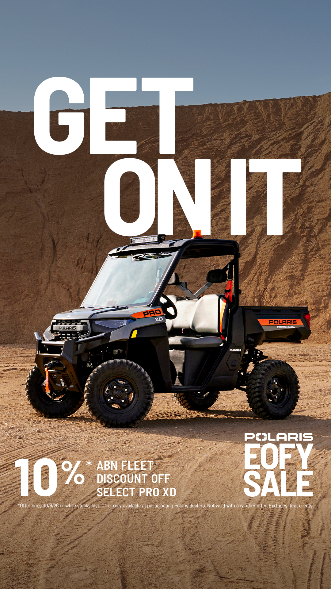 Polaris Off-Road Australia Facebook ad from Apr 7, 2026