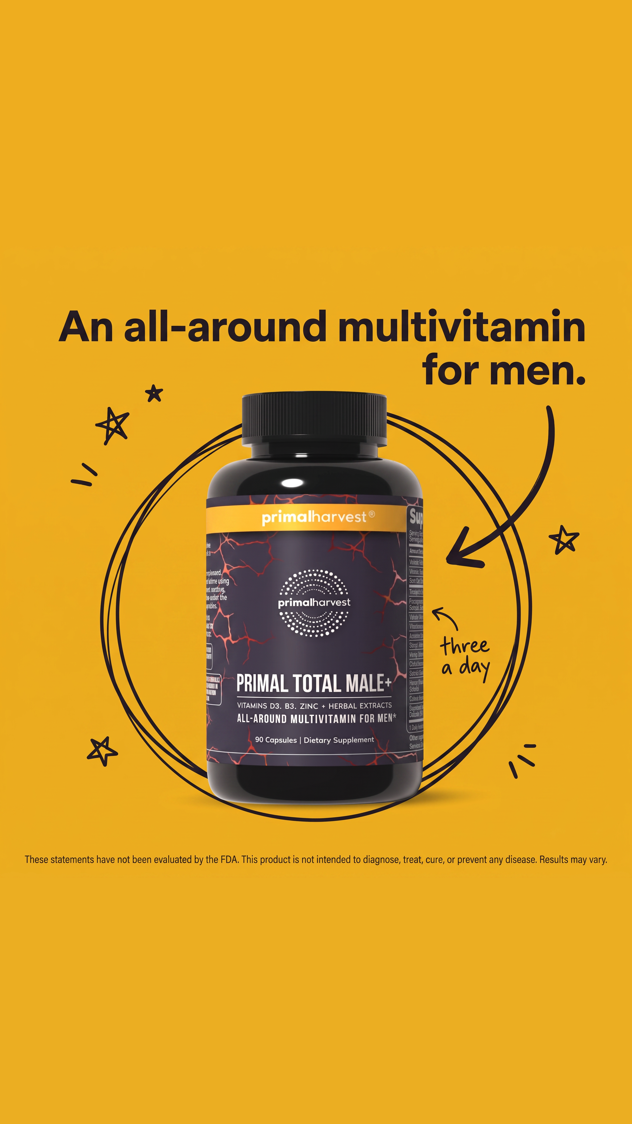 Primal Harvest Facebook ad: Support Healthy Hormone Levels