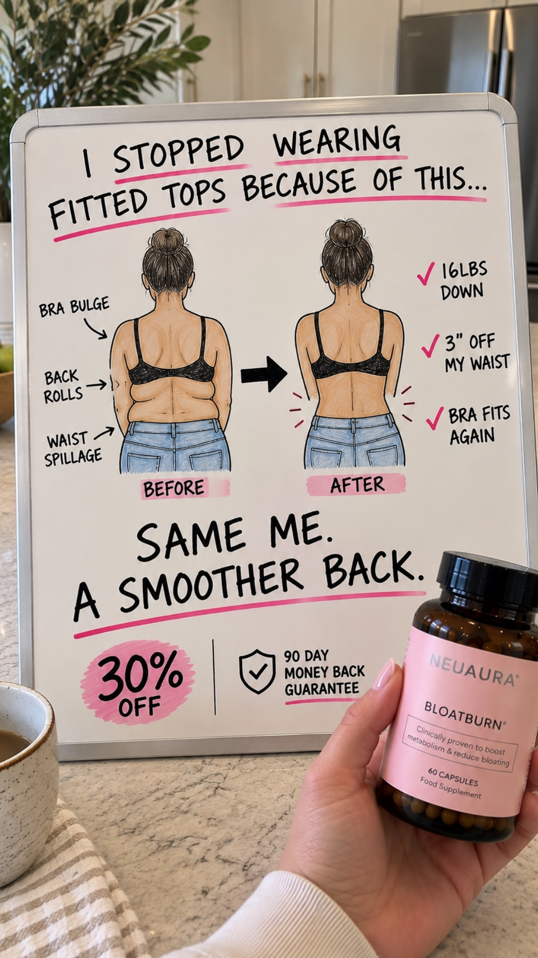 Amanda Thomson Facebook ad: Drop the Lbs in weeks!