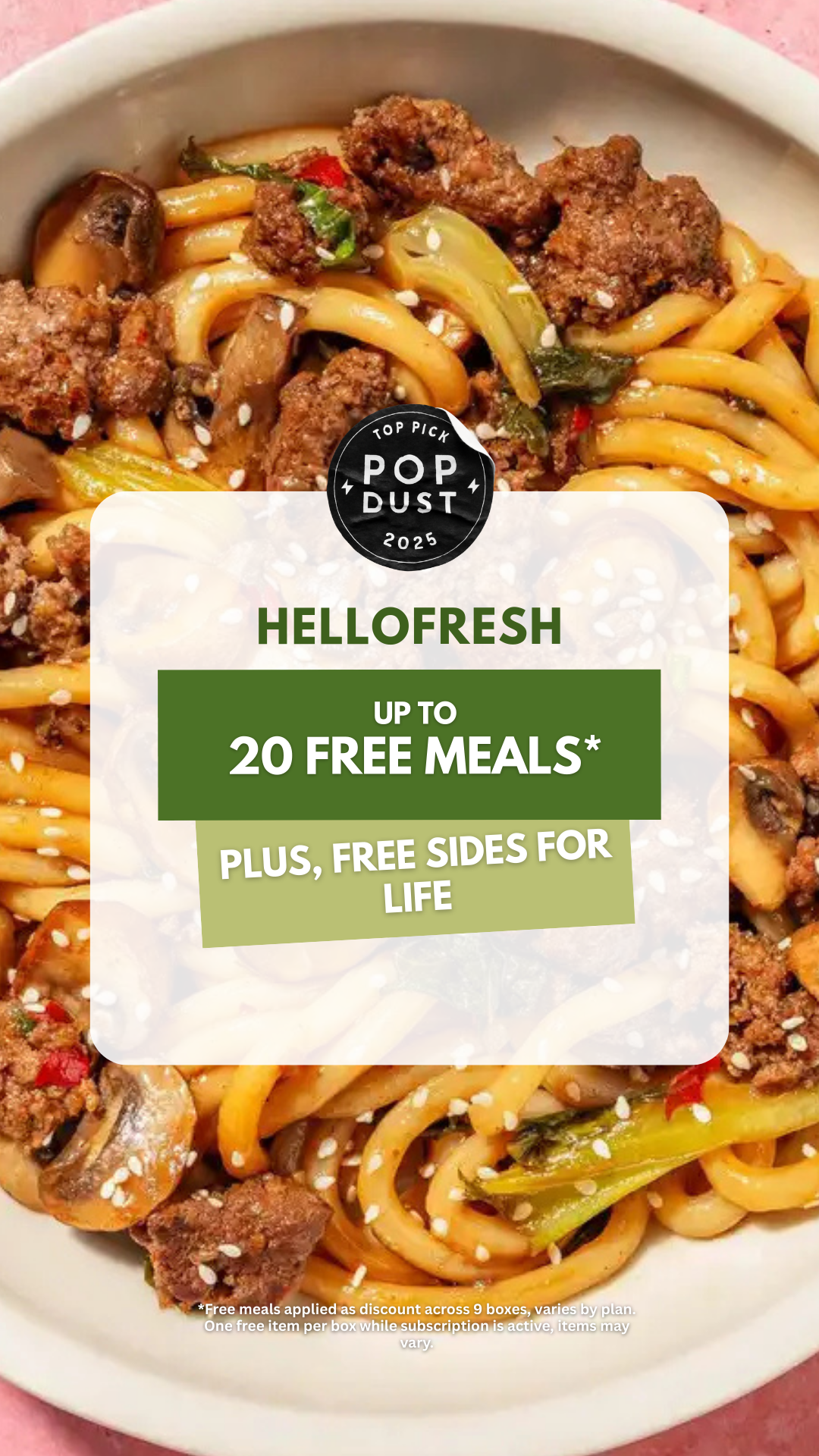 Popdust Facebook ad